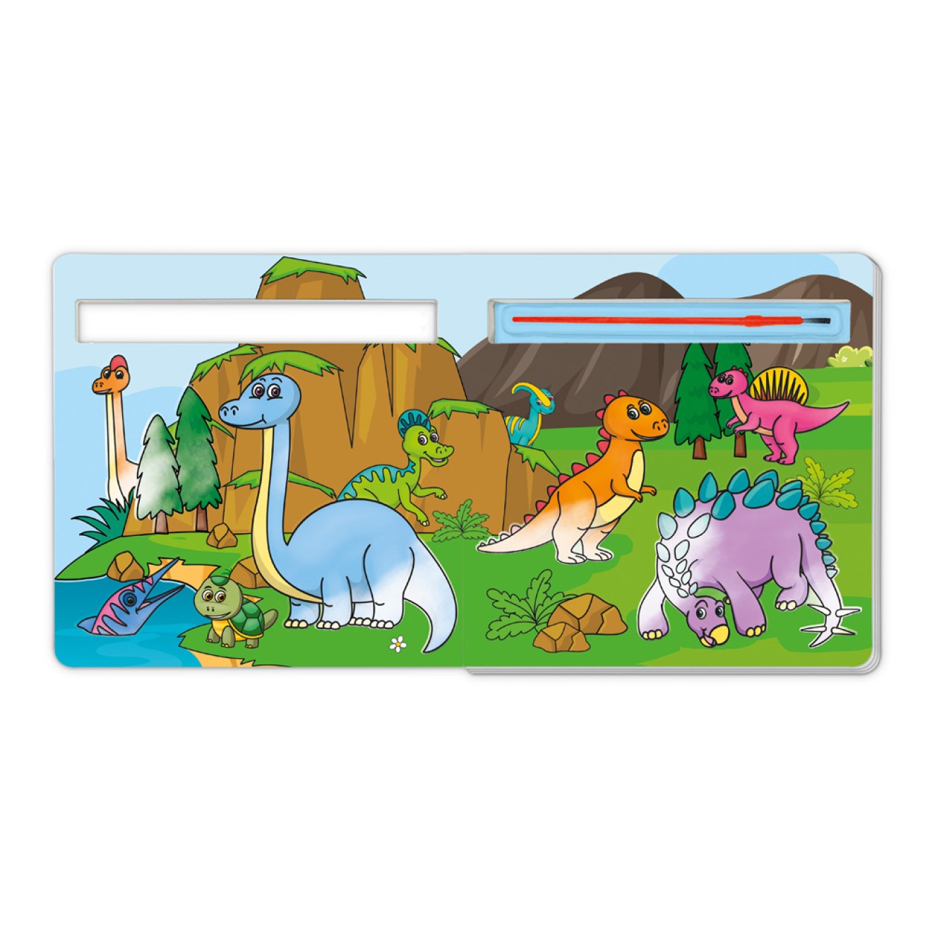 Mein erstes Zaubermalbuch "Dinos"