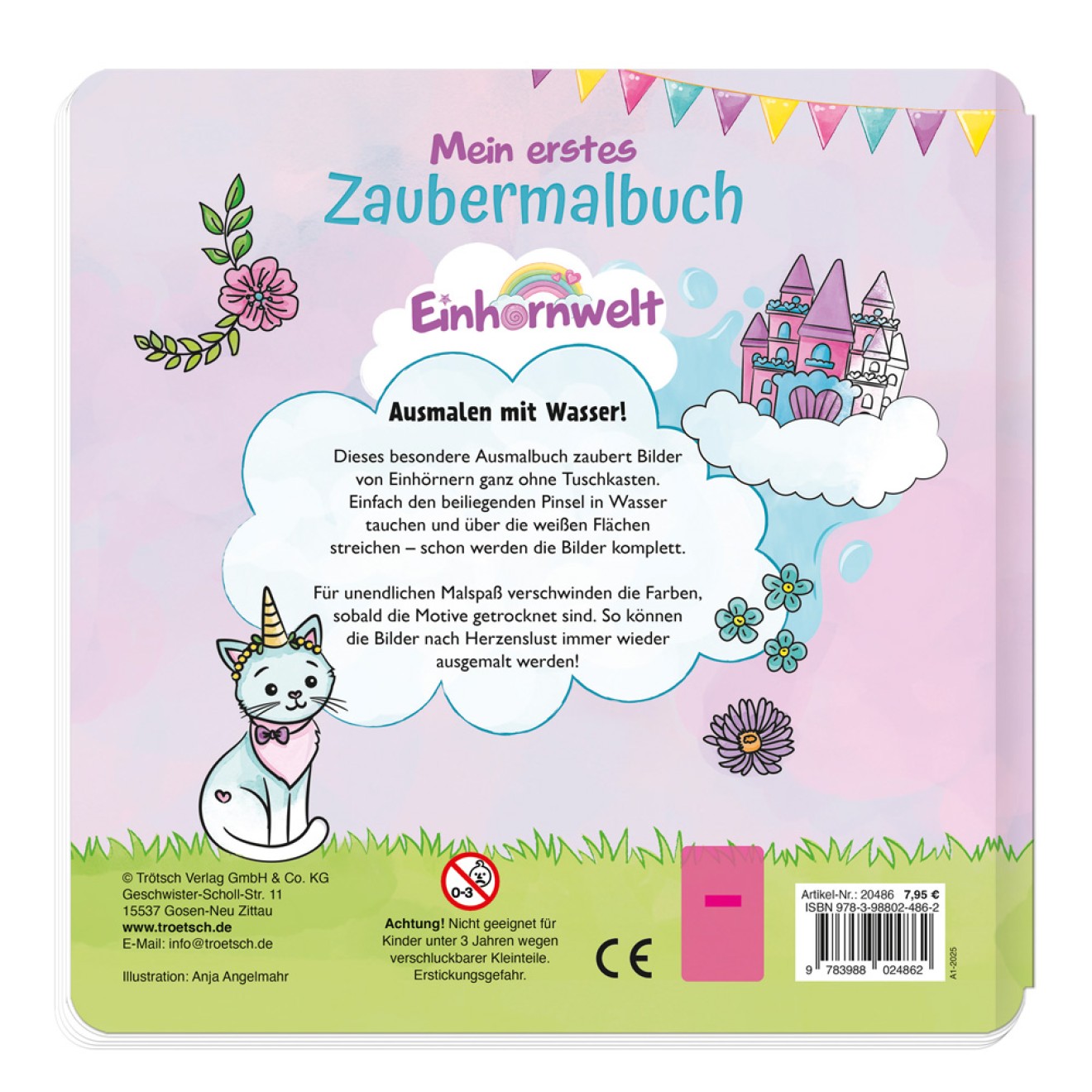 Mein erstes Zaubermalbuch "Einhornwelt"