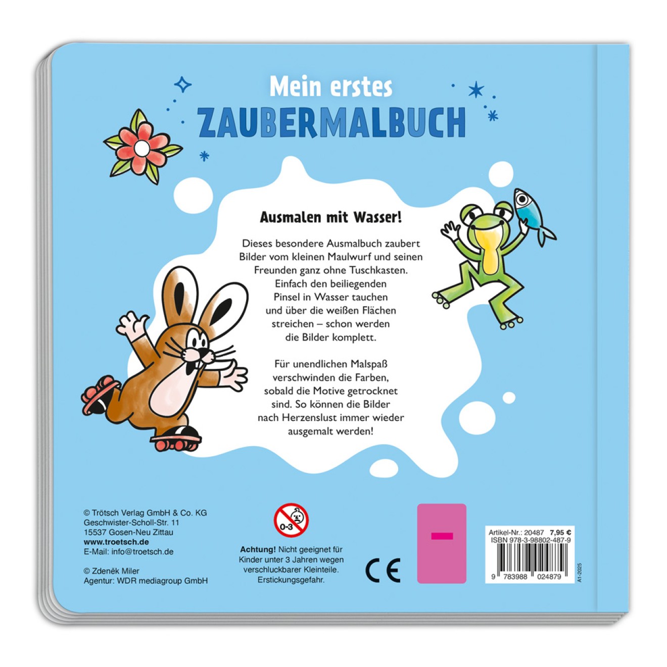 Der kleine Maulwurf "Mein erstes Zaubermalbuch"