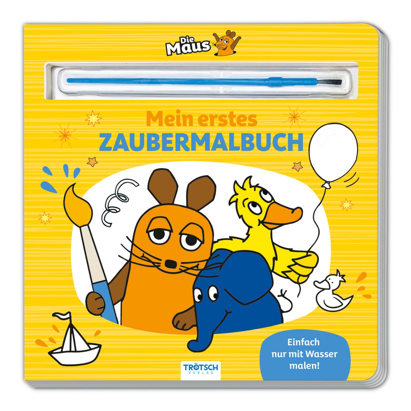 Die Maus Malbuch "Mein erstes Zaubermalbuch"