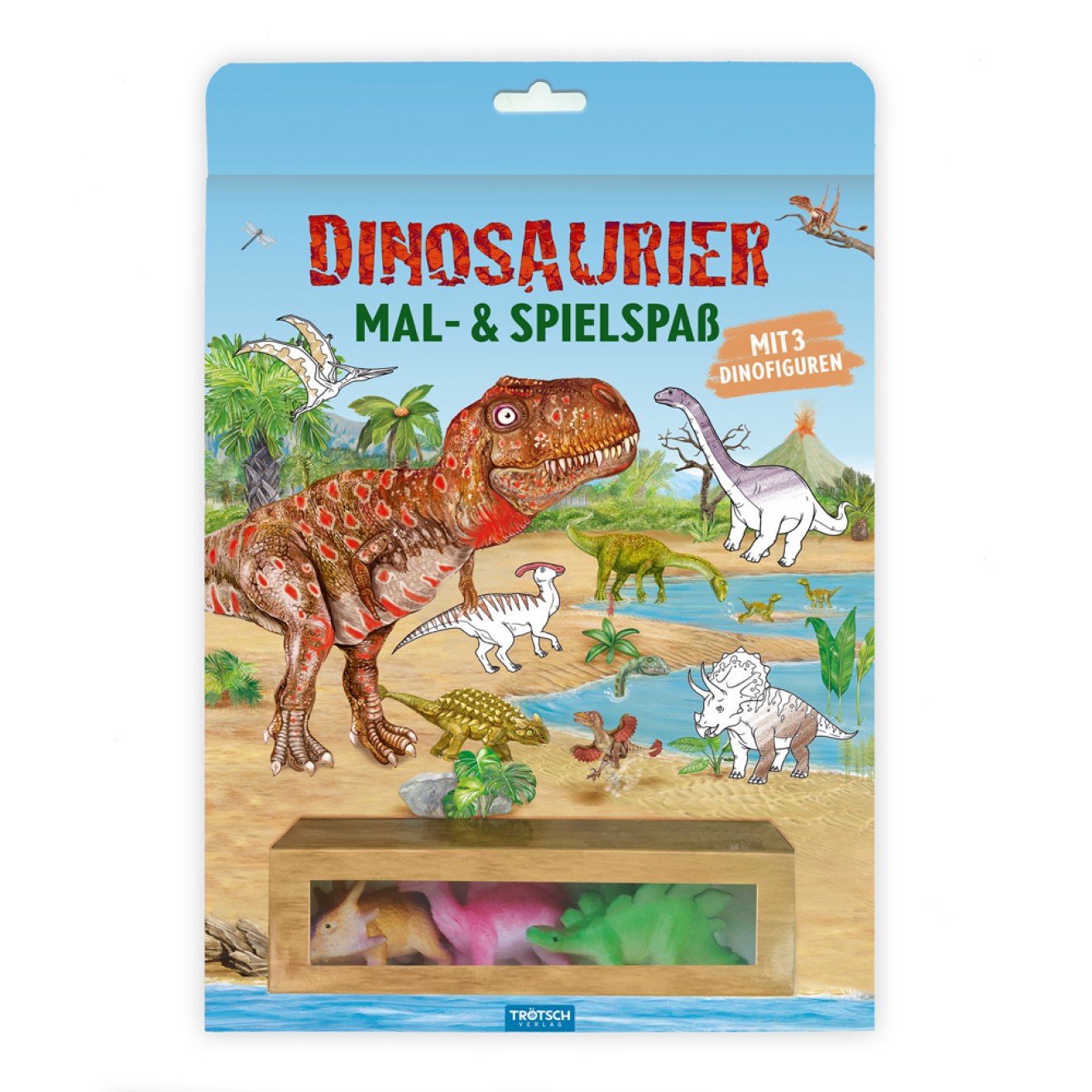 Malbuch DINO mit Figuren S1