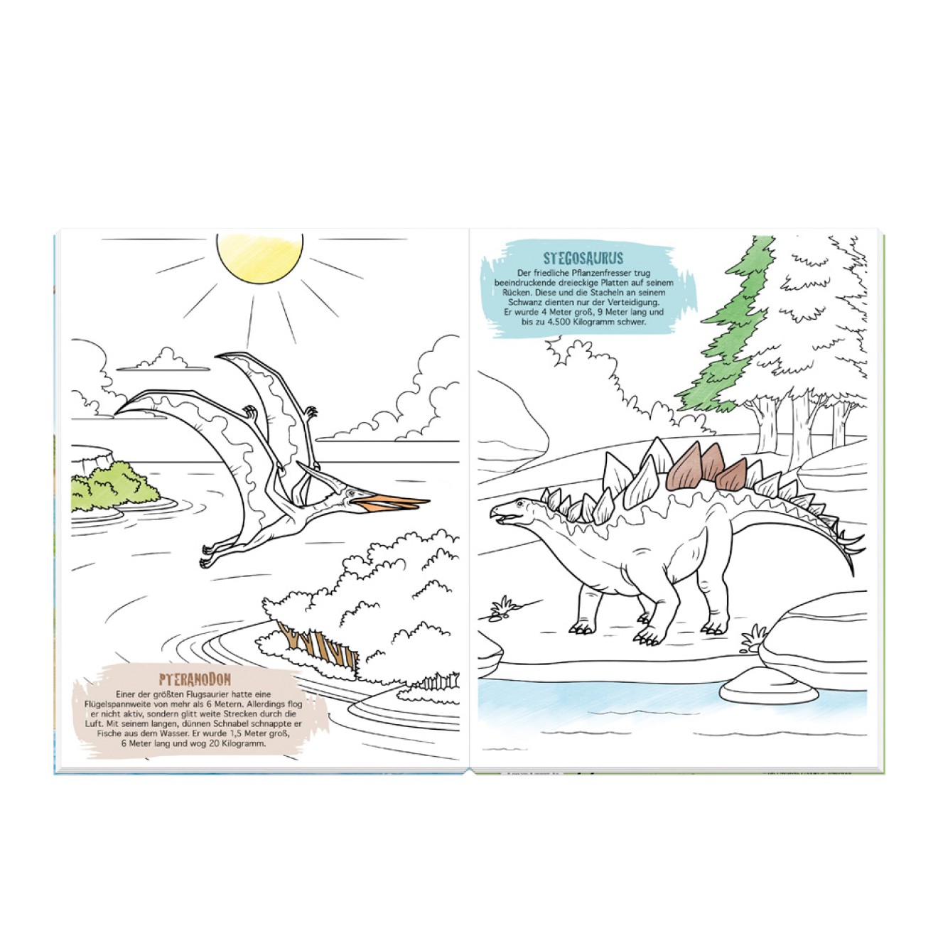 Malbuch DINO mit Figuren S1