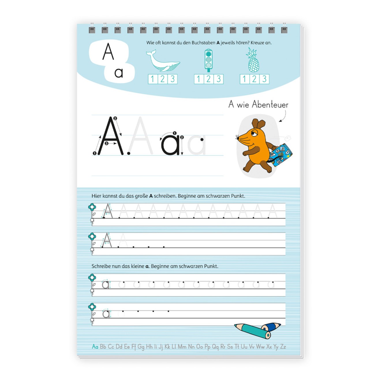 Spurrille DIE MAUS Buchstaben