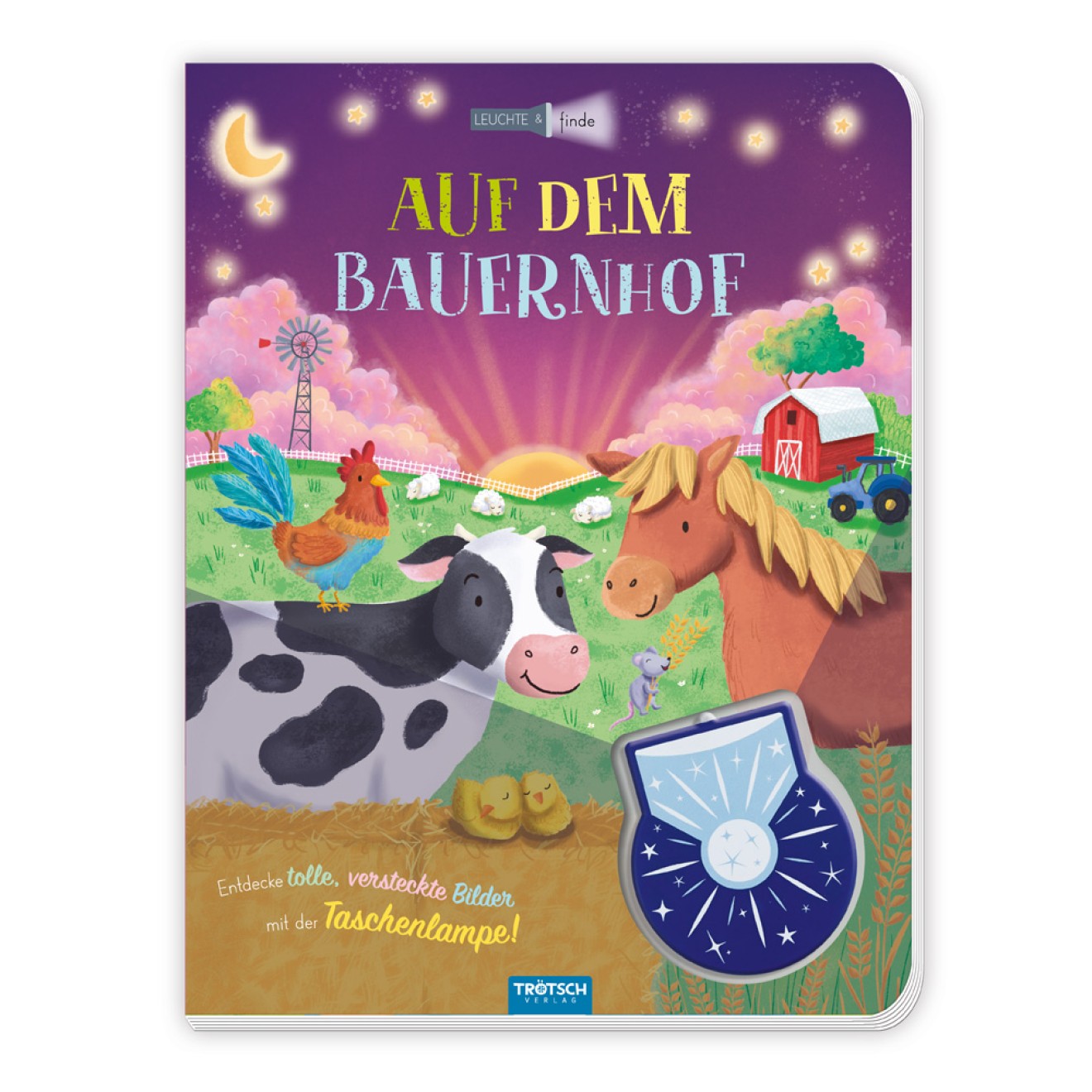 Taschenlampenbuch Leuchte und finde Auf dem Bauernhof