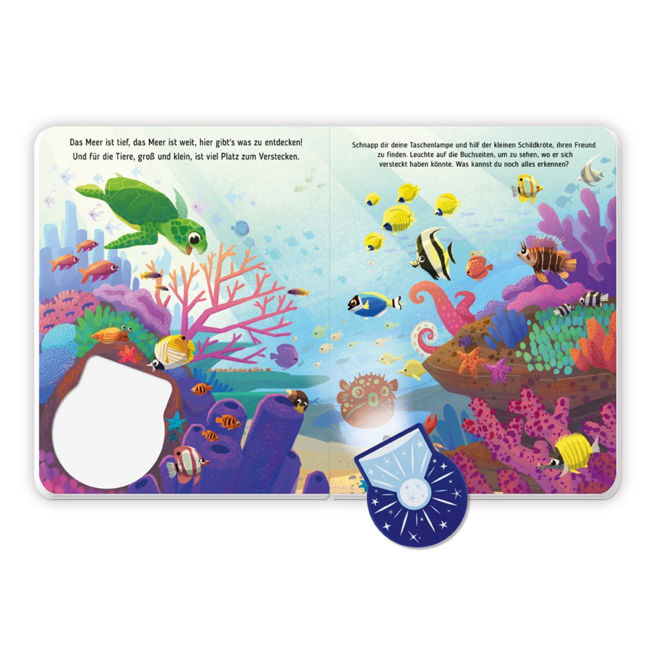 Taschenlampenbuch Leuchte und finde Unter Wasser