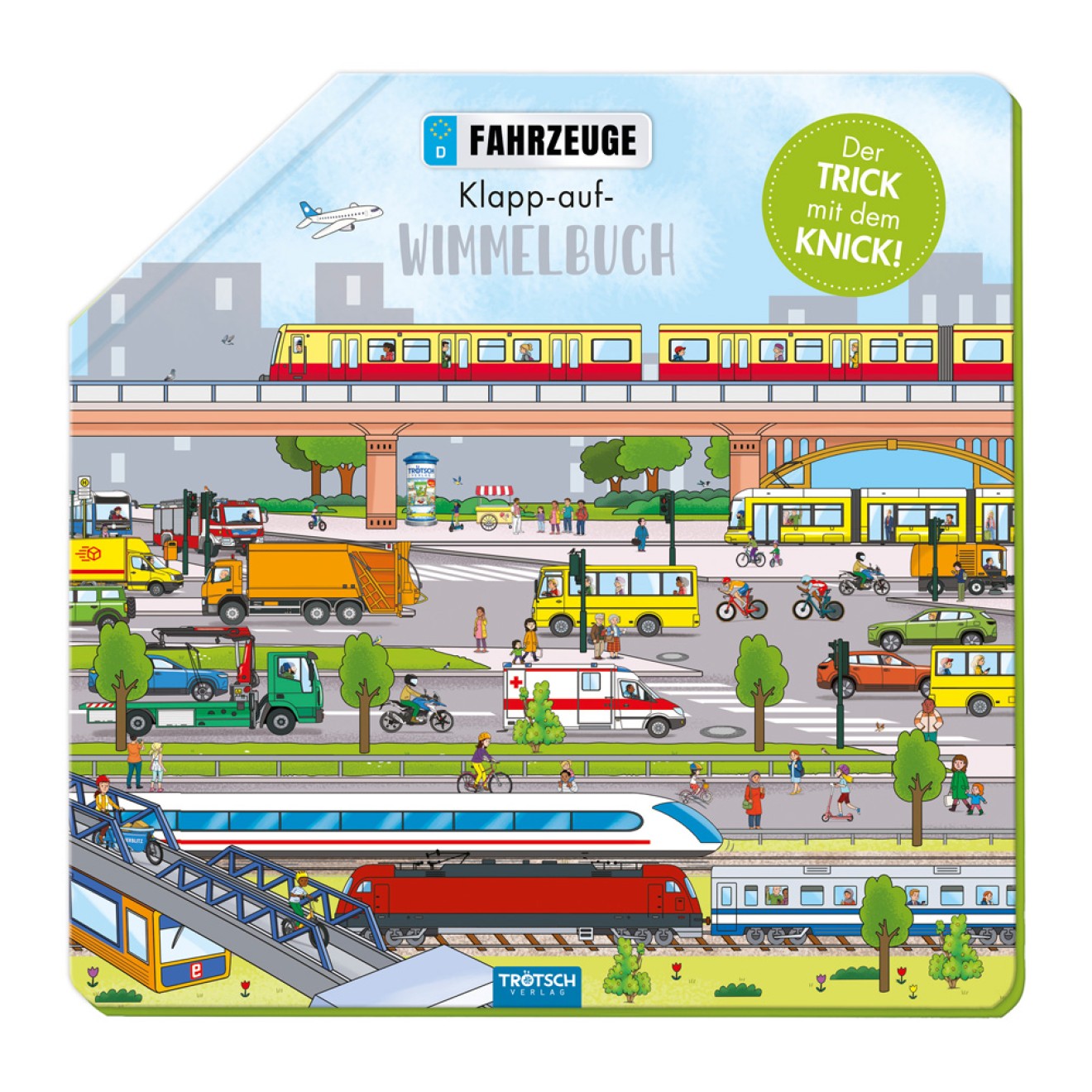 Fahrzeuge Klapp-auf-Wimmelbuch