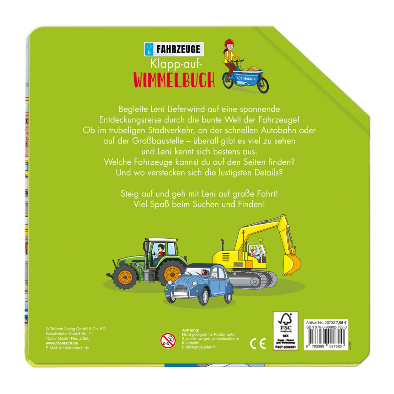 Fahrzeuge Klapp-auf-Wimmelbuch