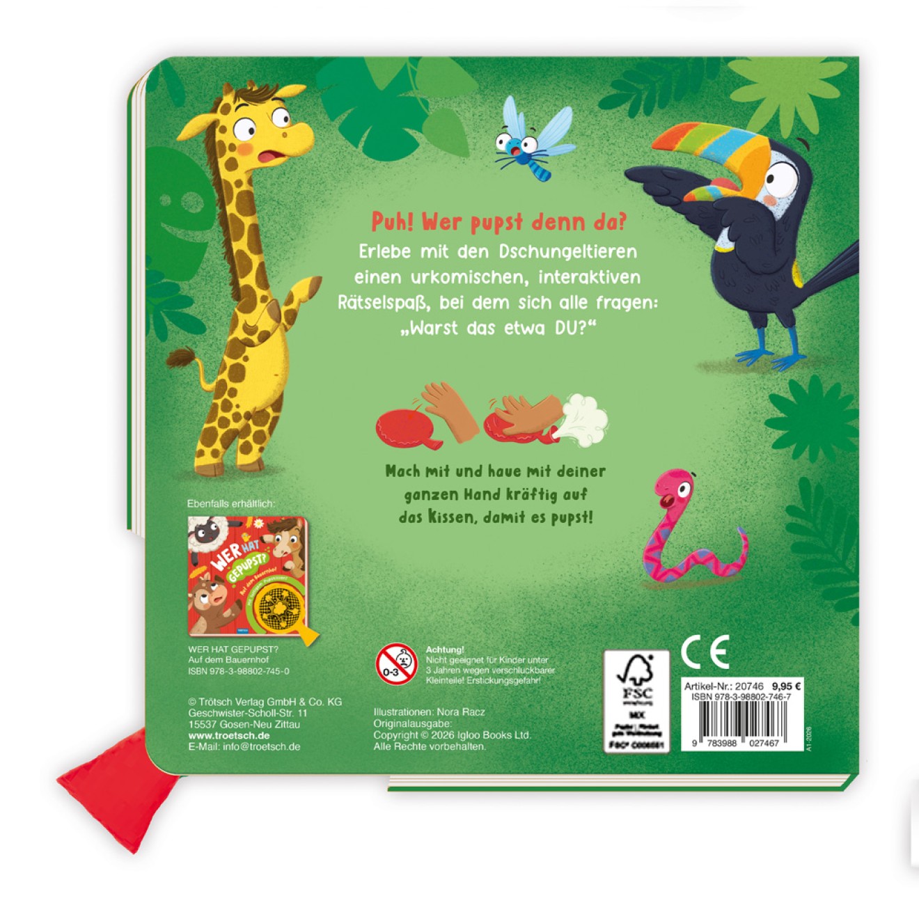 Spielbuch Wer hat gepupst? Im Dschungel