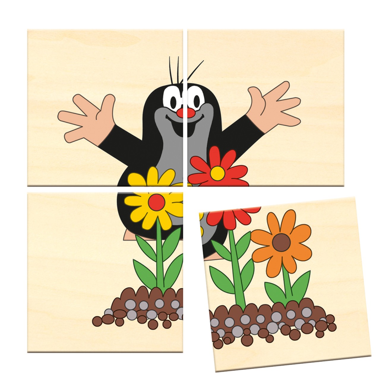 DER KLEINE MAULWURF Erster Puzzlespaß