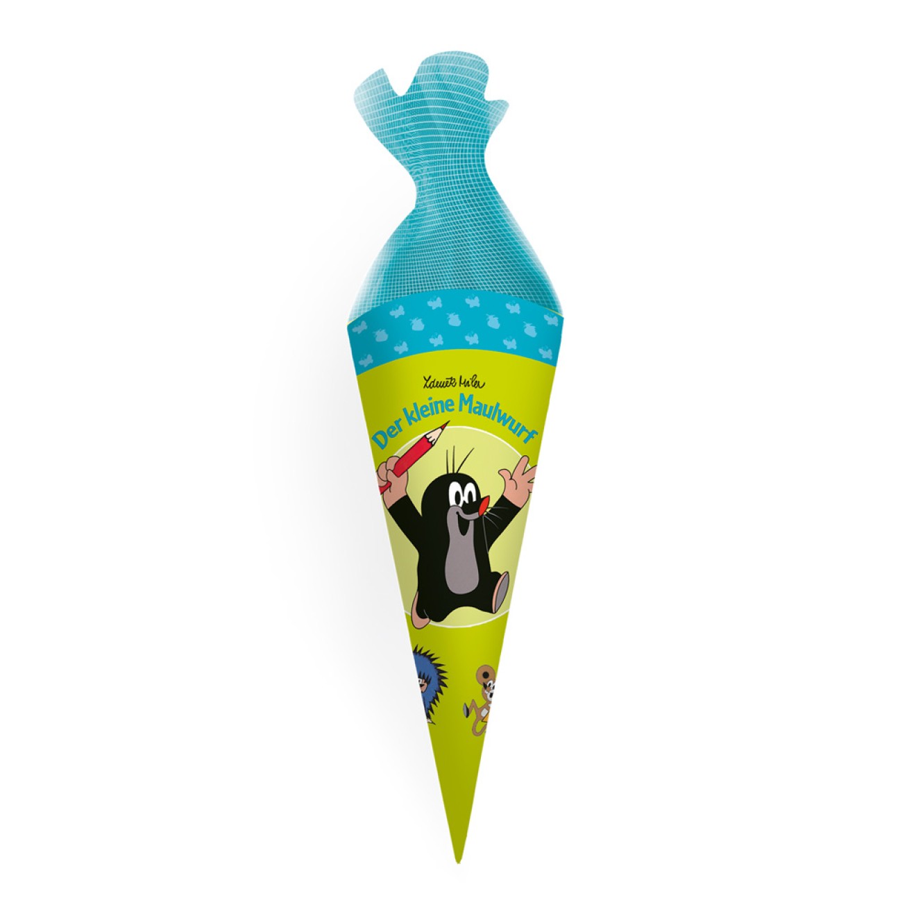 Schultüte "Der kleine Maulwurf" 22 cm Tüll