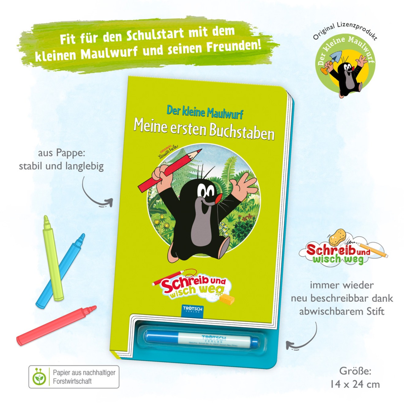 DER KLEINE MAULWURF SWW "Buchstaben"