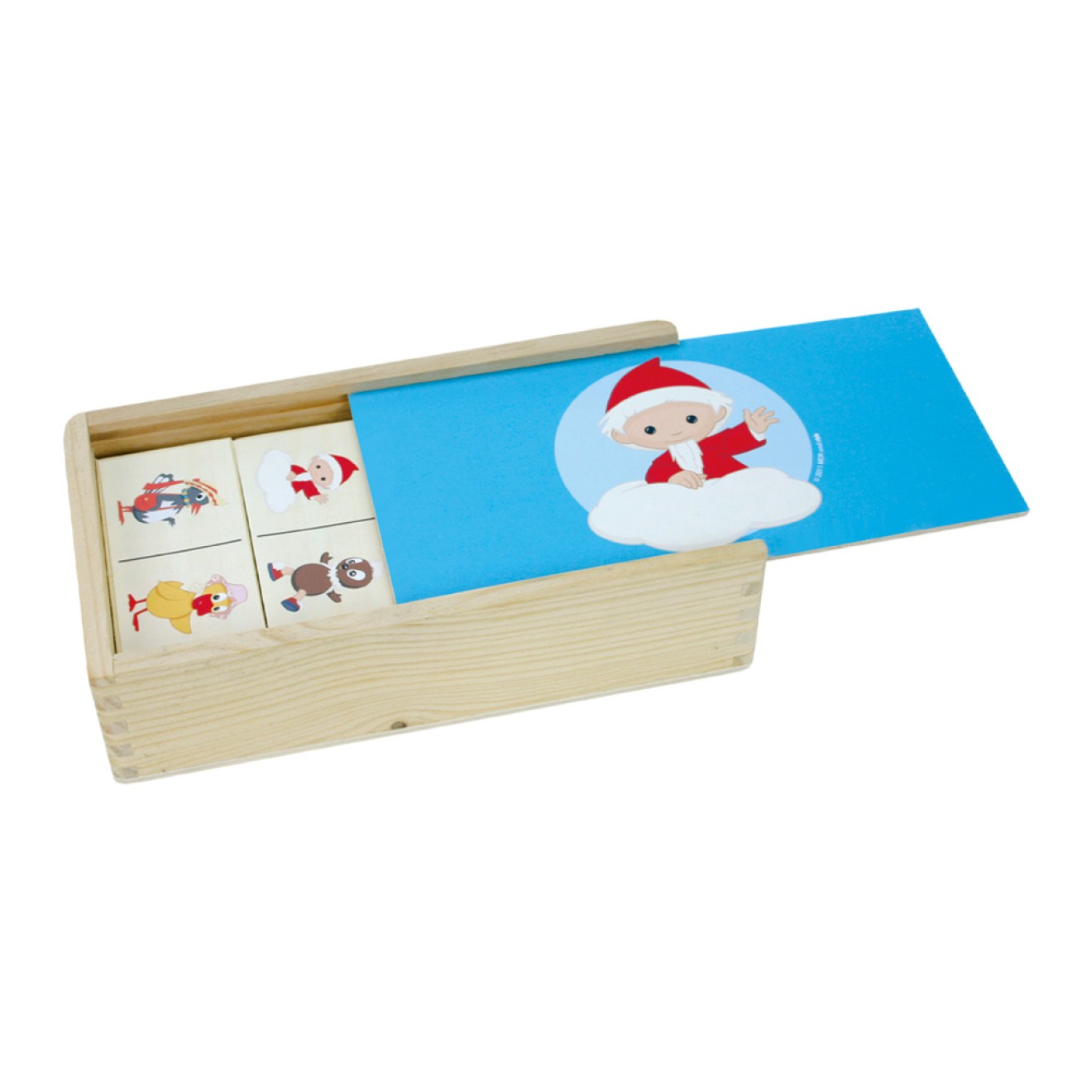 UNSER SANDMÄNNCHEN Holz-Domino