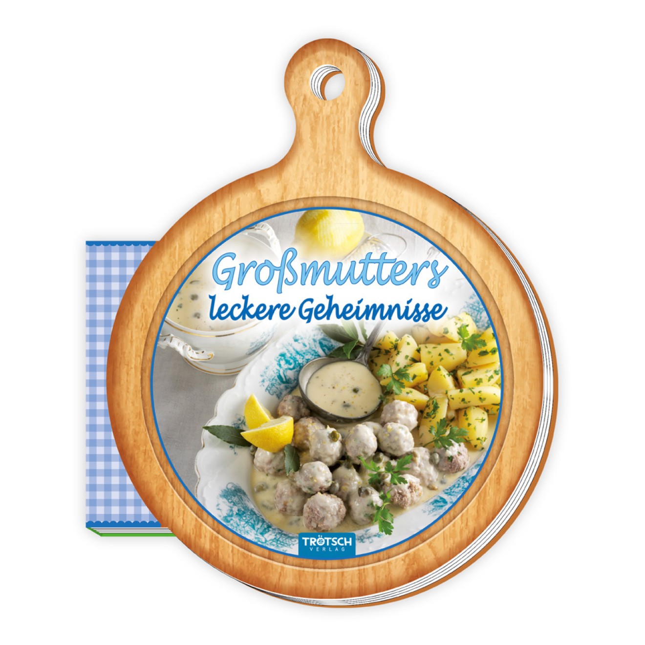 Rezeptbuch Brettchen "Großmutters leckere Geheimnisse"