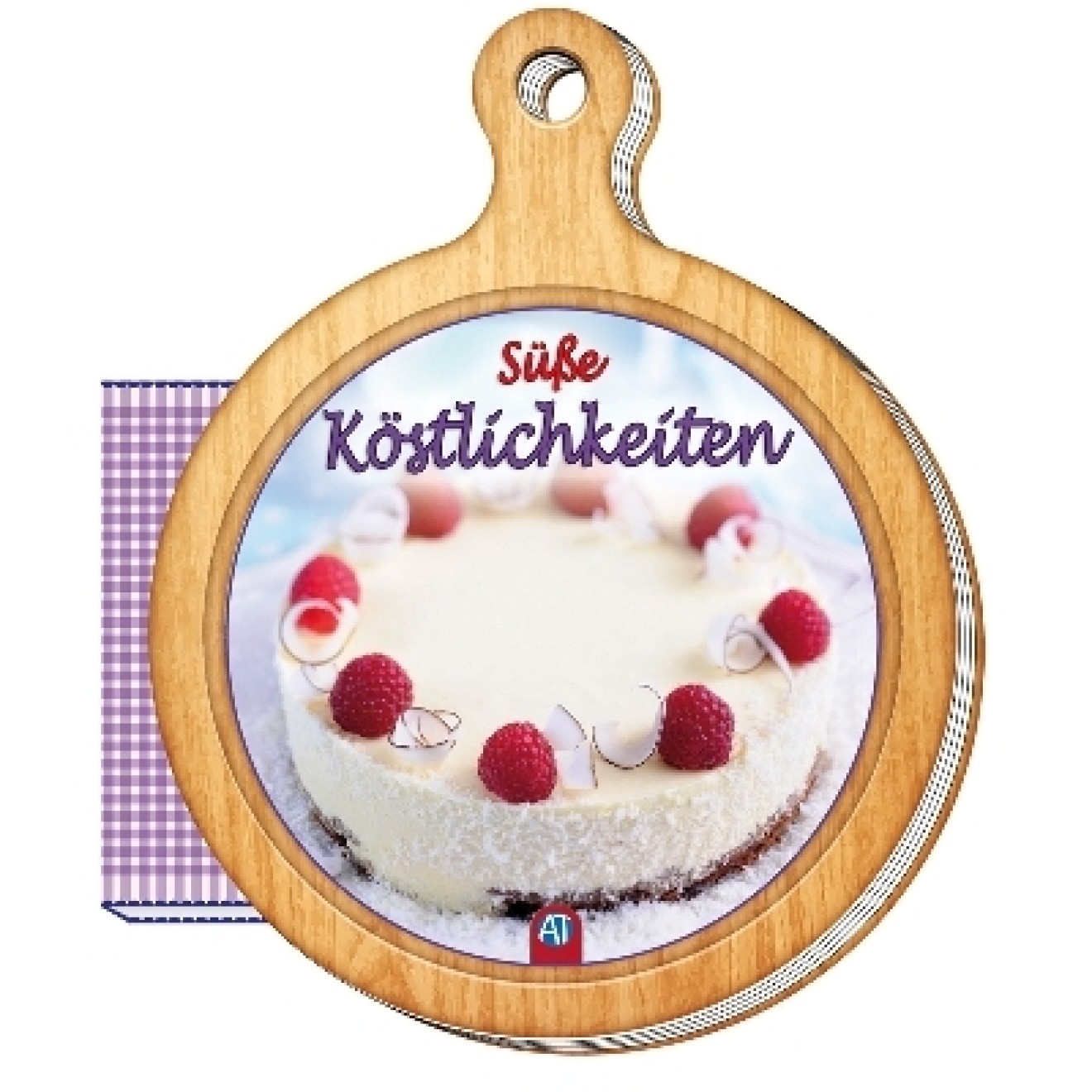 Rezeptbuch Brettchen "Süße Köstlichkeiten"