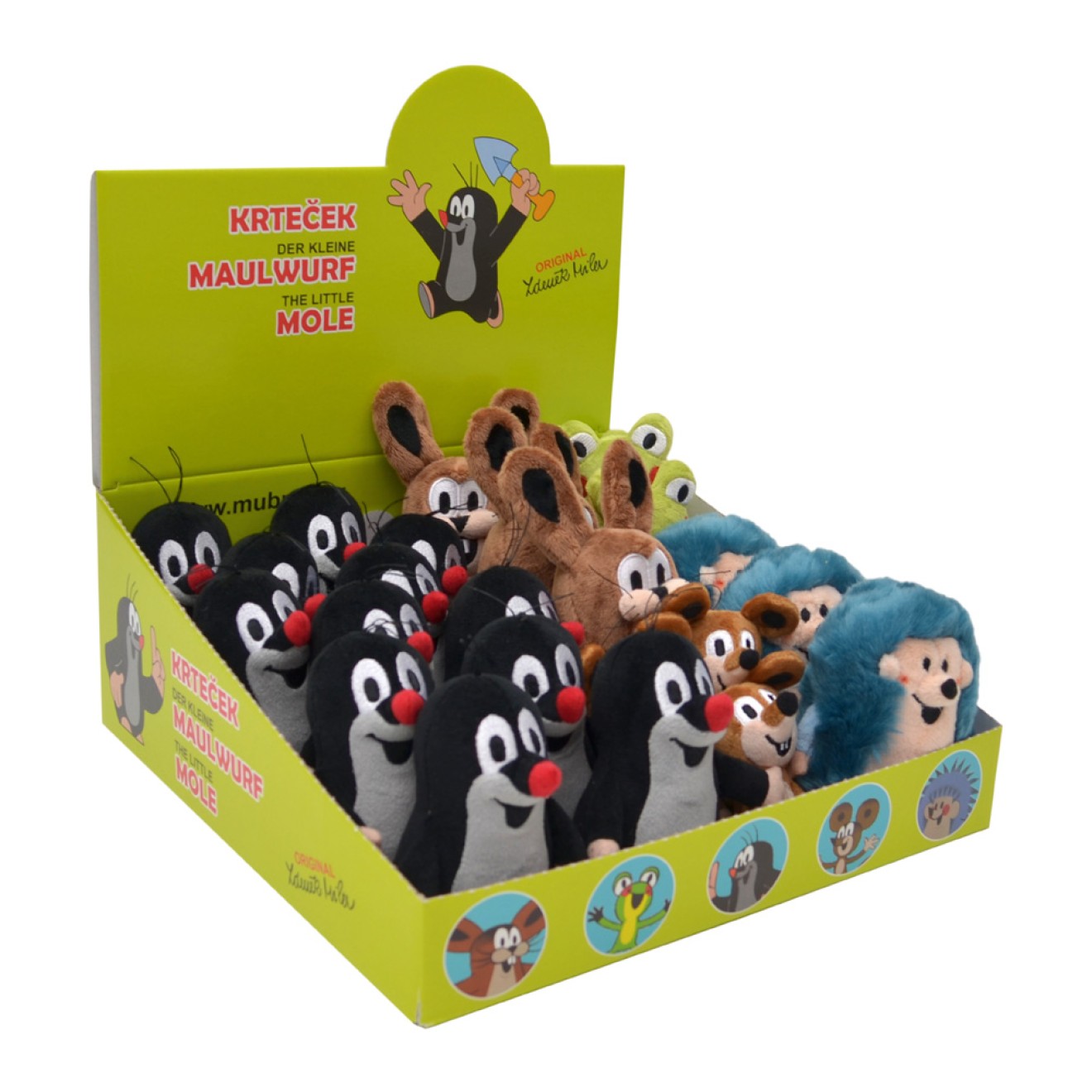 Der kleine Maulwurf Plüschfiguren Maulwurf & Freunde 12 cm