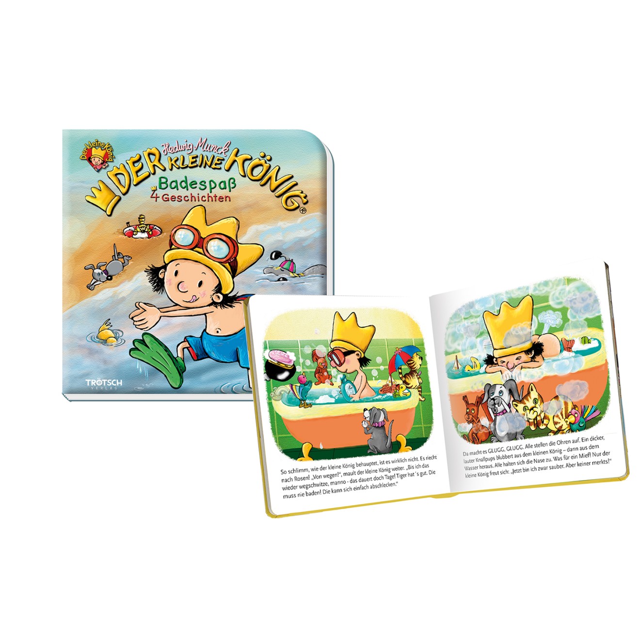 DER KLEINE KÖNIG Geschenkbuch Badespaß