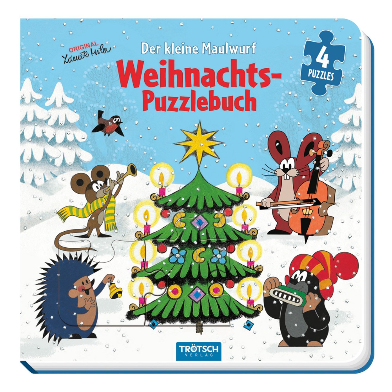 Maulwurf Puzzlebuch Weihnachten