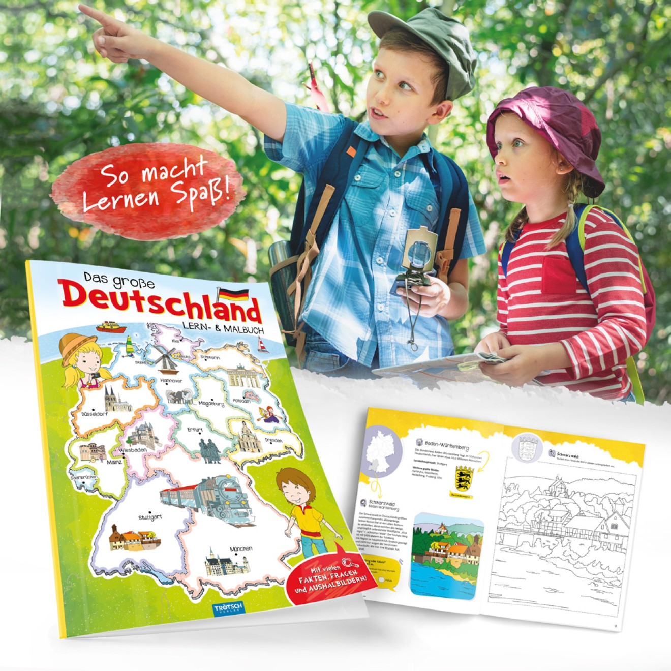Lern- und Malbuch "Deutschland"