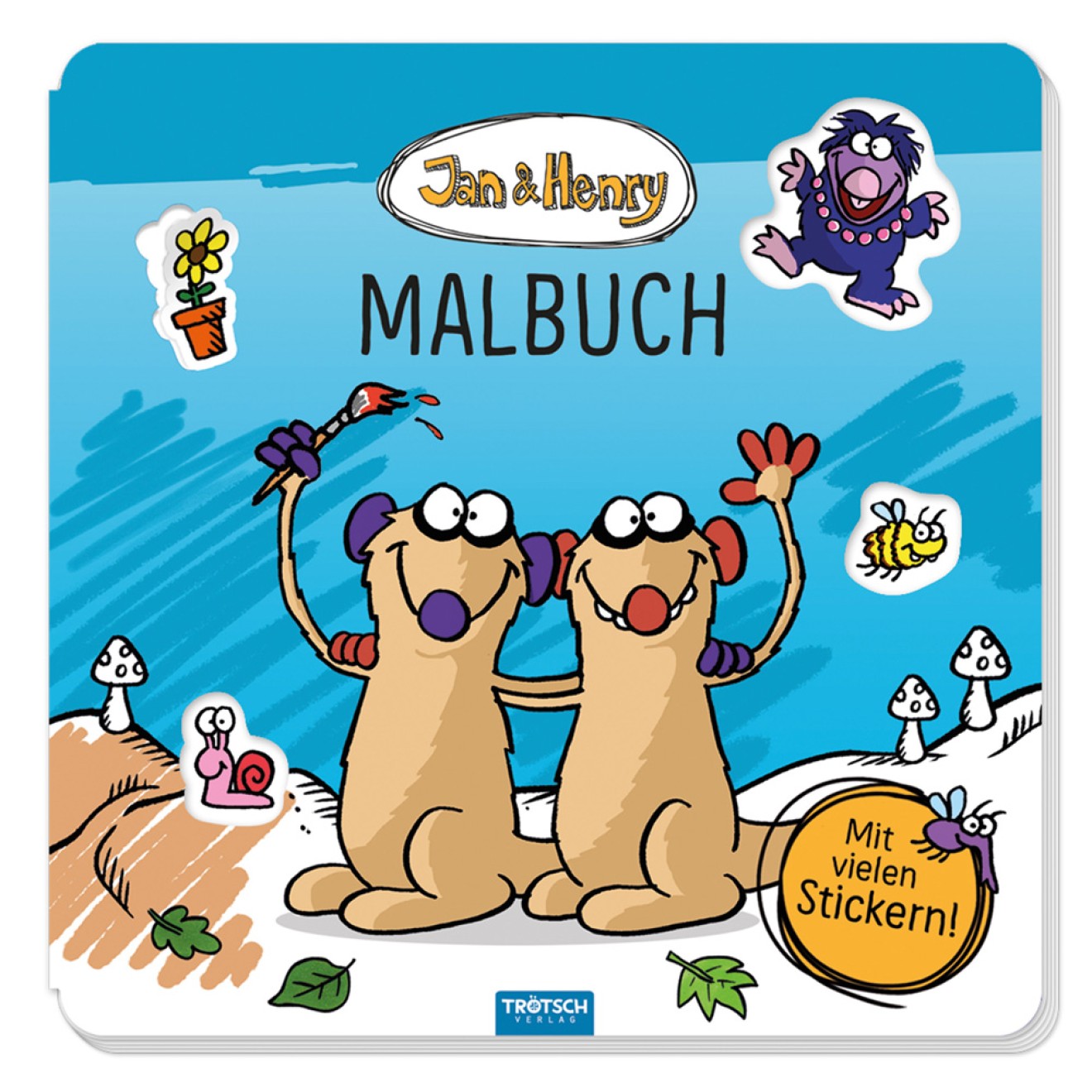 JAN & HENRY Malbuch