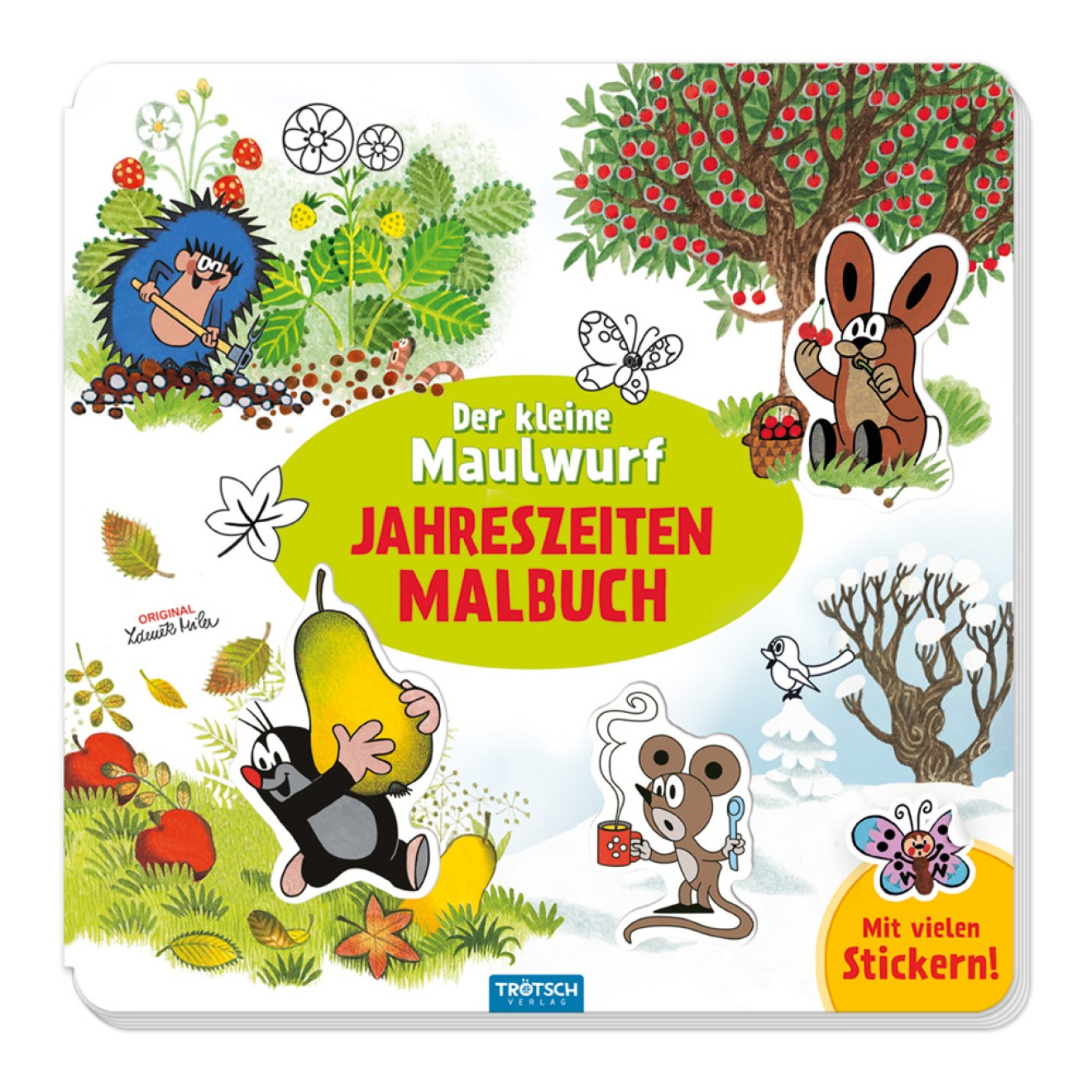 DER KLEINE MAULWURF Jahreszeitenmalbuch