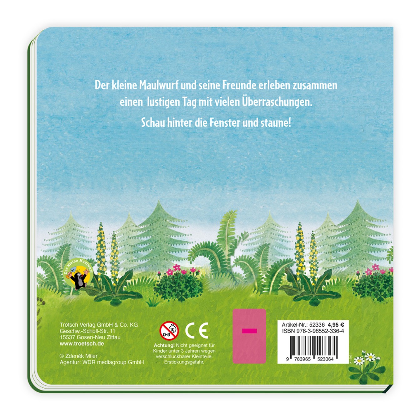 DER KLEINE MAULWURF Fensterbuch