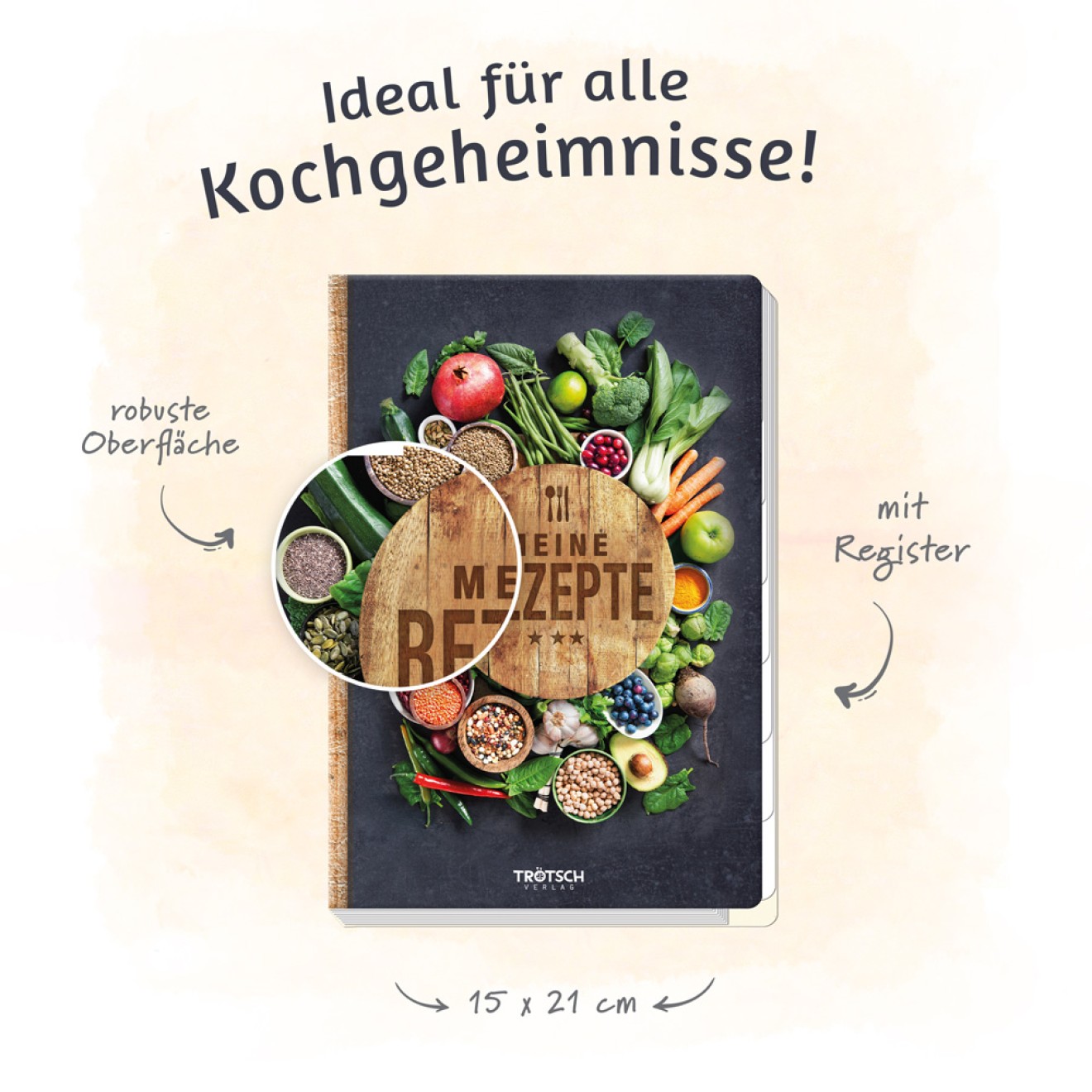 Notizbuch "Meine Rezepte" Küche