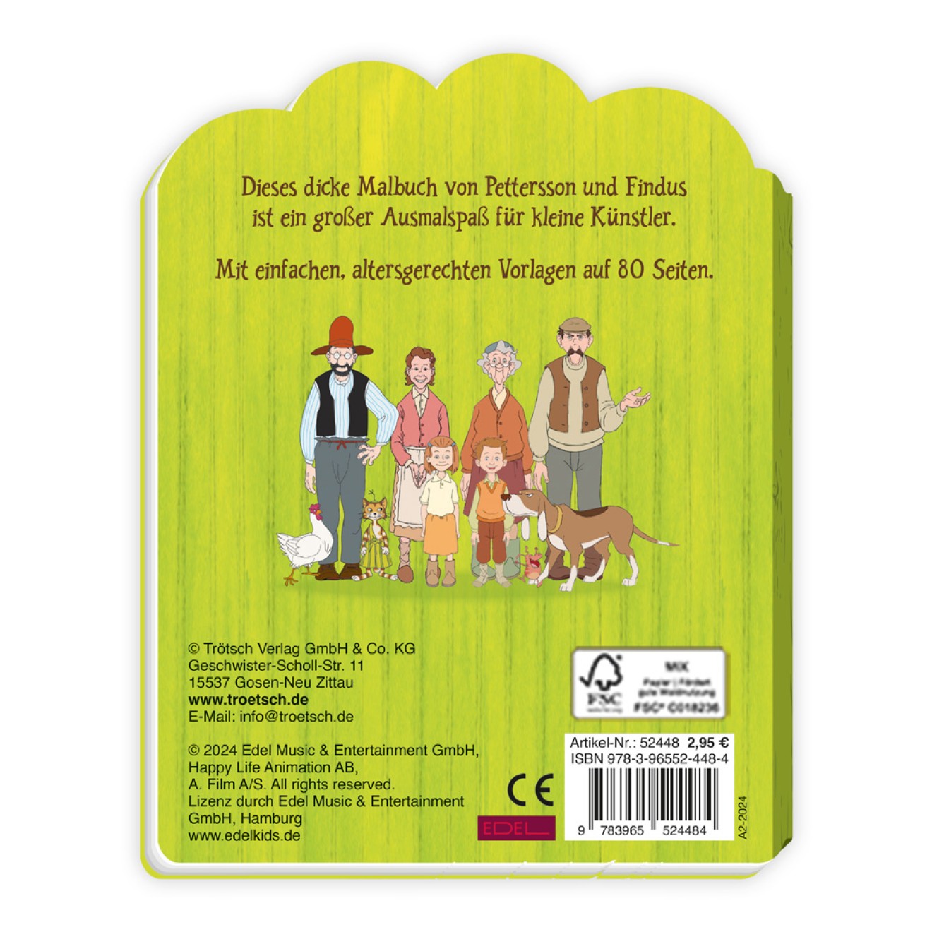 PETTERSSON & FINDUS Mein erstes Malbuch