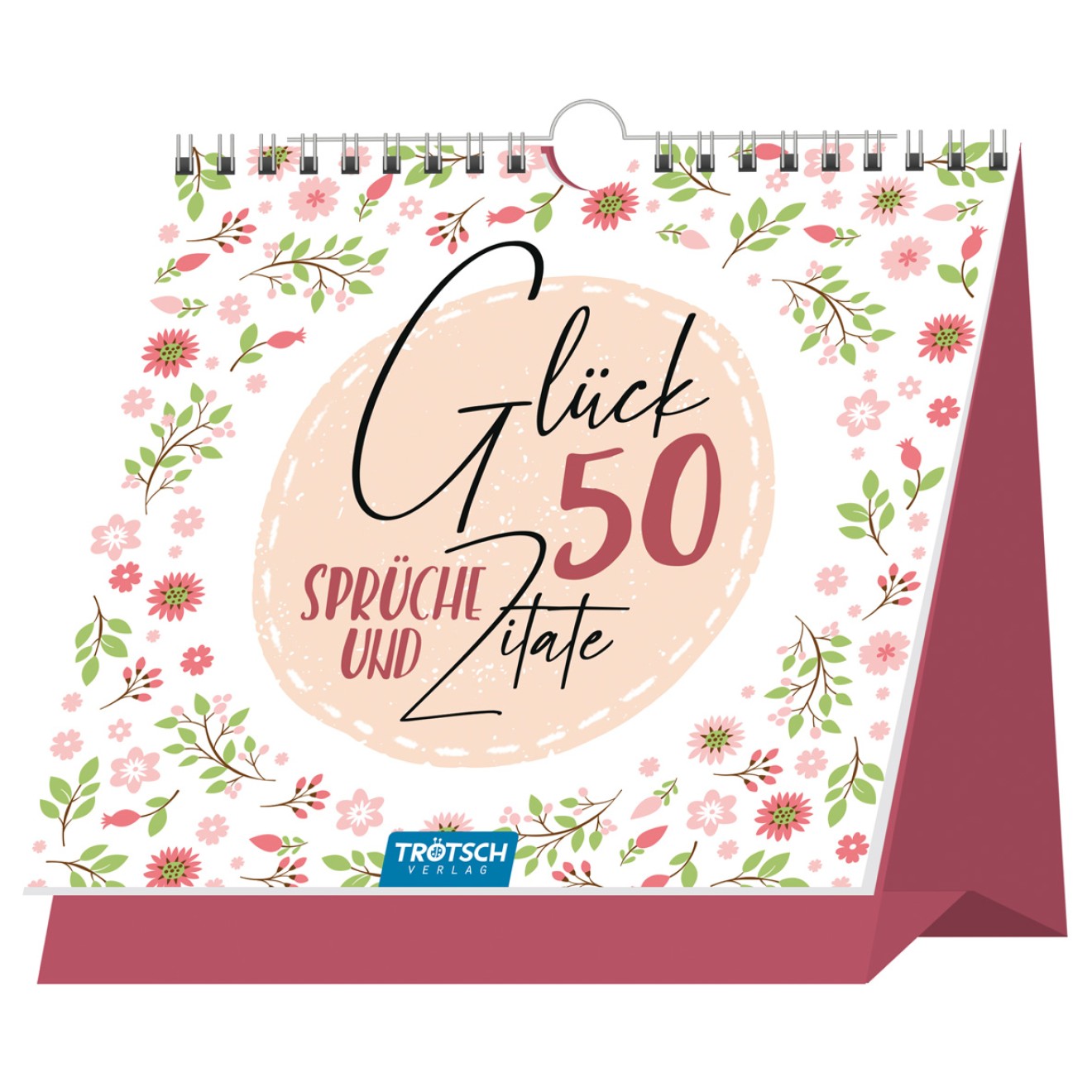 Tischaufsteller 50 Sprüche & Zitate "Glück"