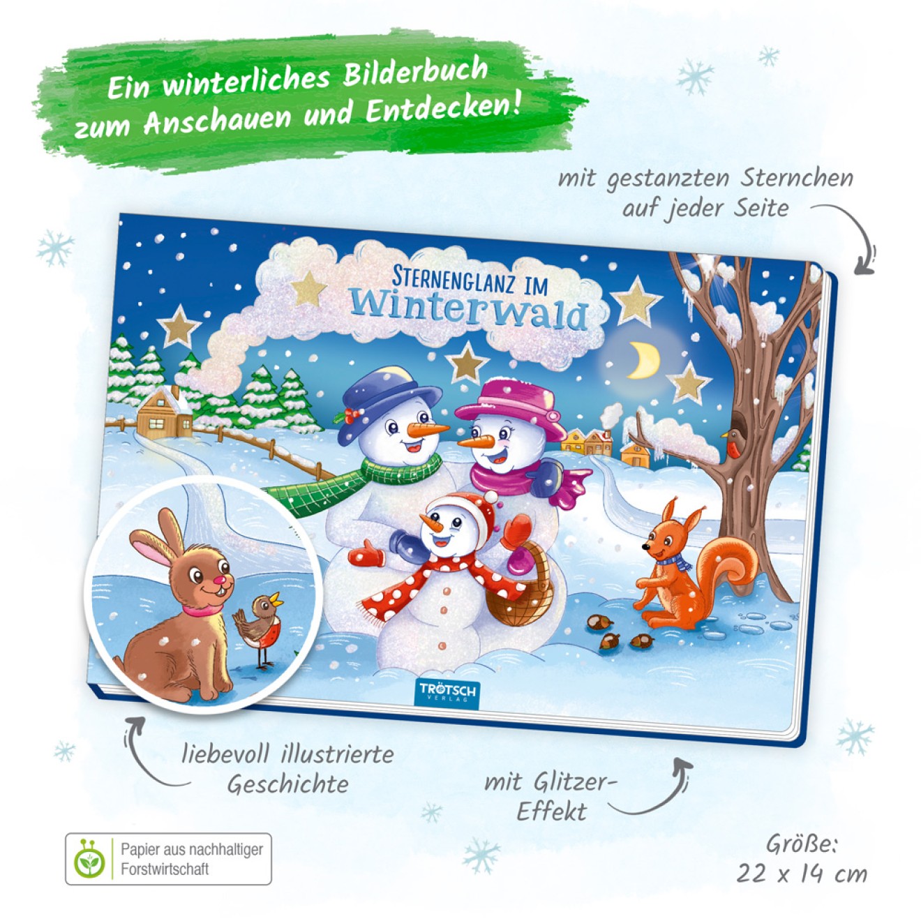 Sternenglanz im Winterwald