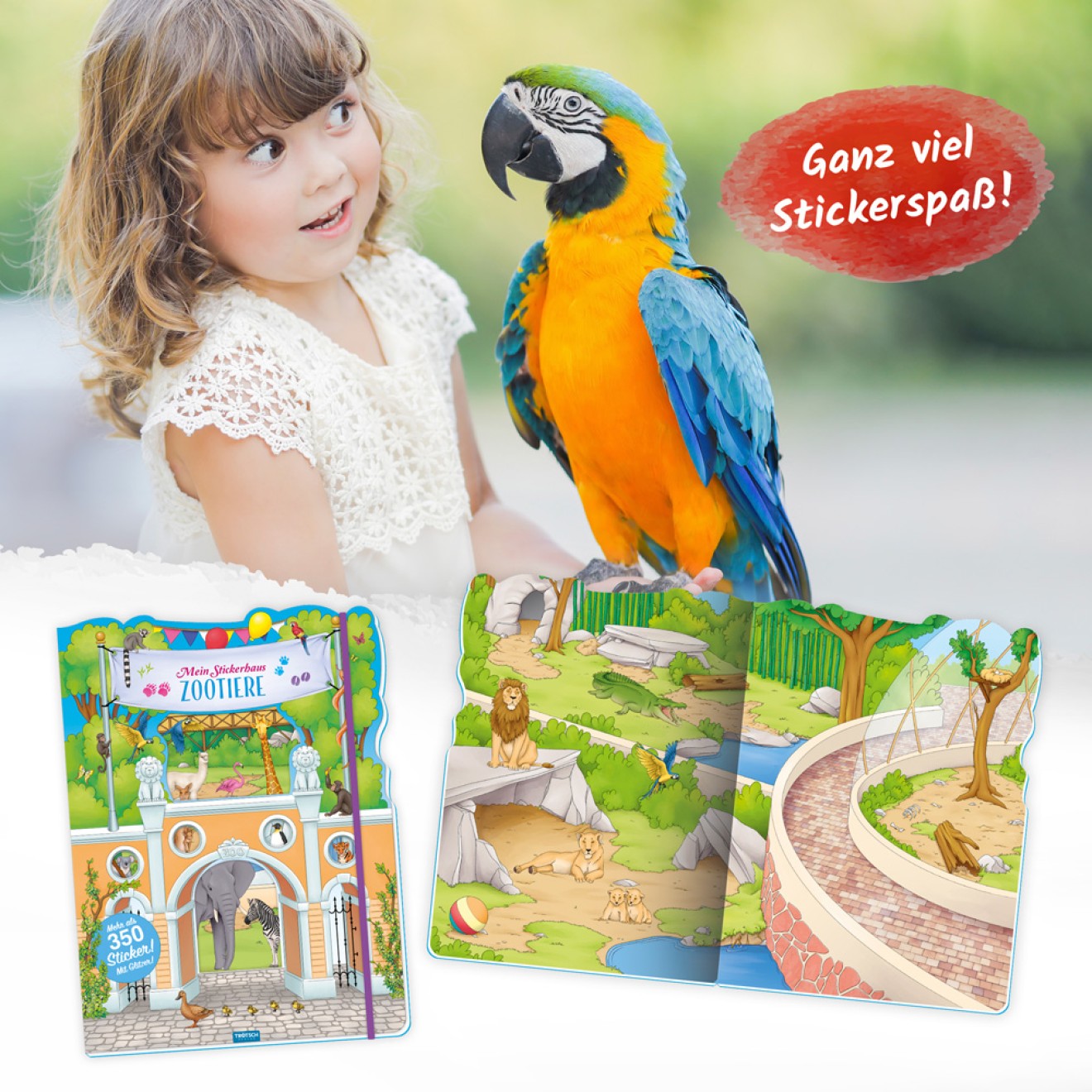 Stickerhaus "Zootiere"