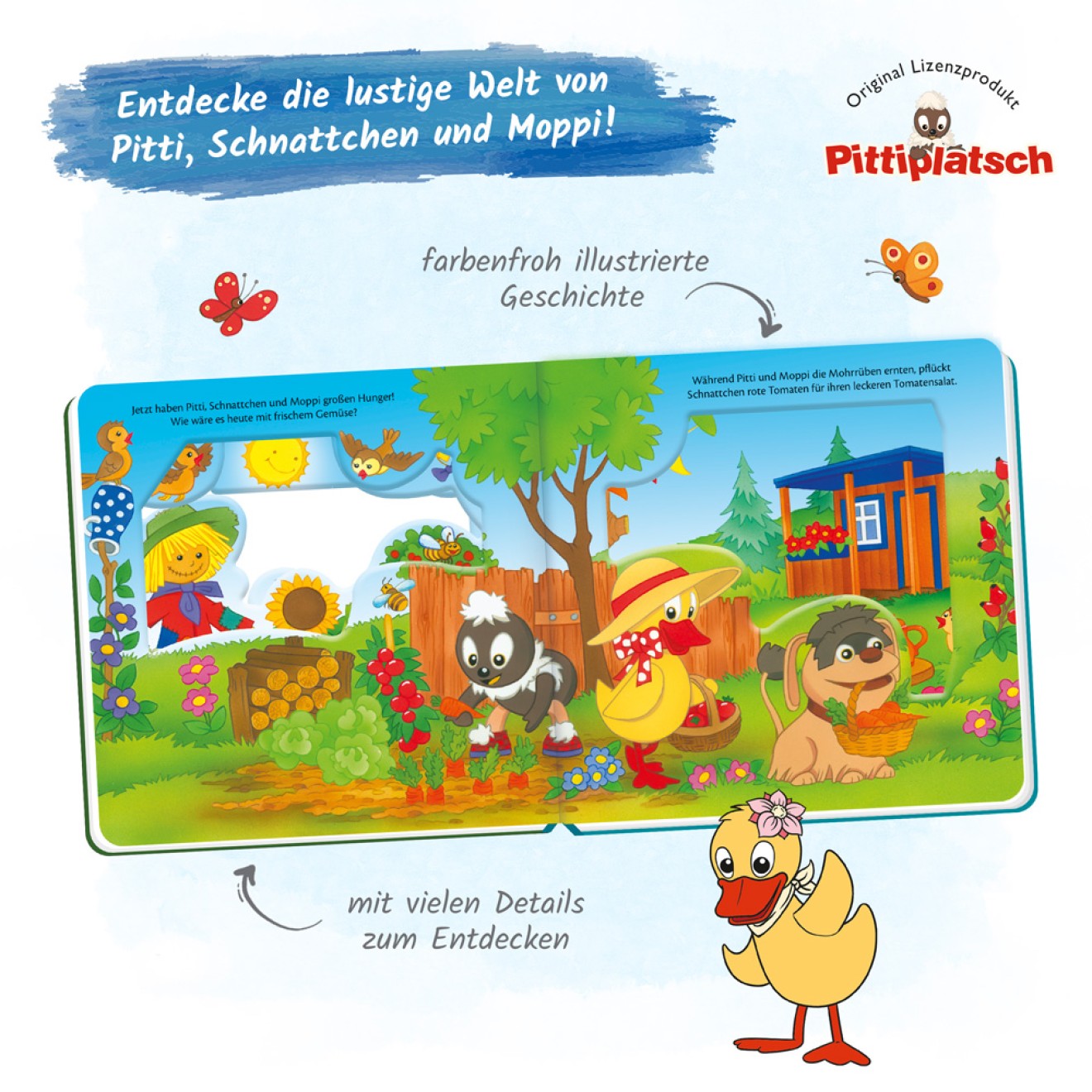 UNSER SANDMÄNNCHEN Fensterbuch "Pittiplatsch"
