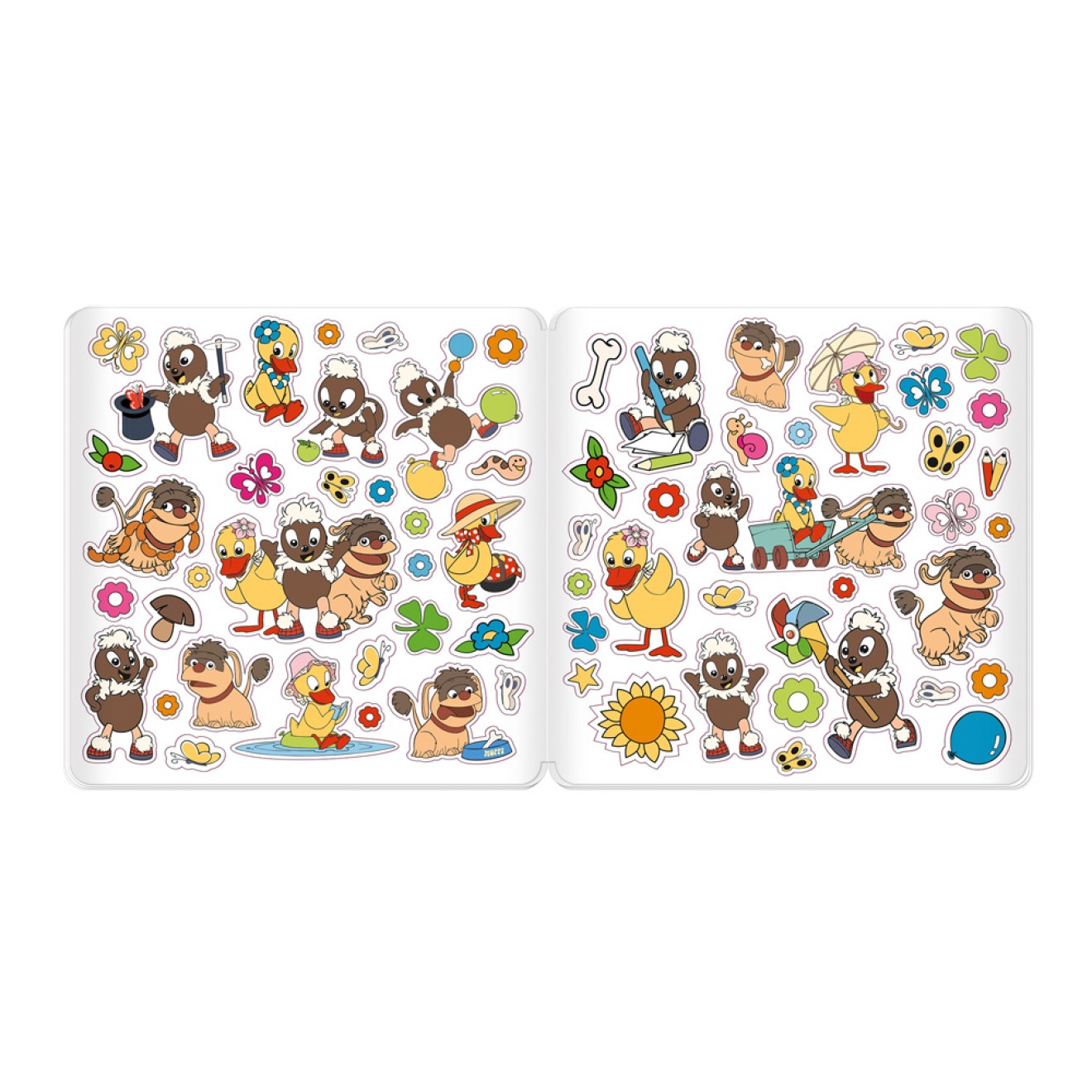 UNSER SANDMÄNNCHEN Stickermalbuch "Pittiplatsch"