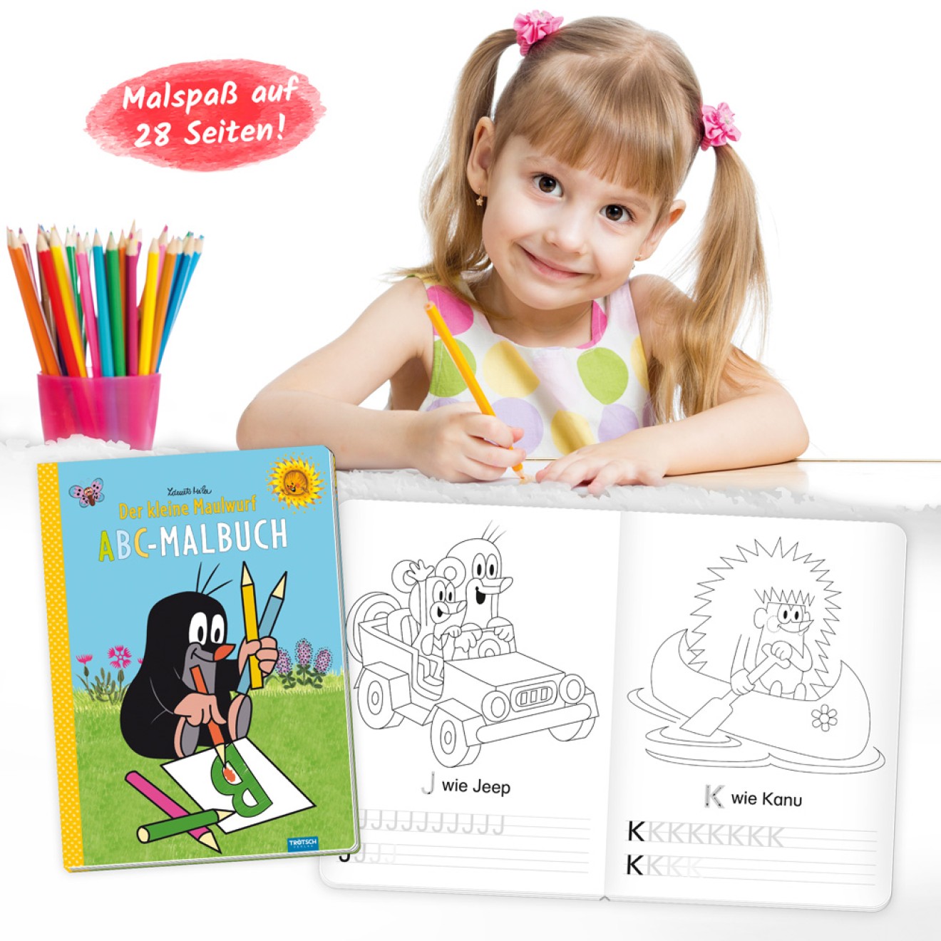 DER KLEINE MAULWURF ABC-Malbuch