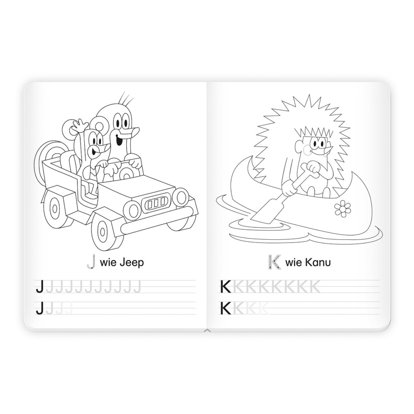DER KLEINE MAULWURF ABC-Malbuch