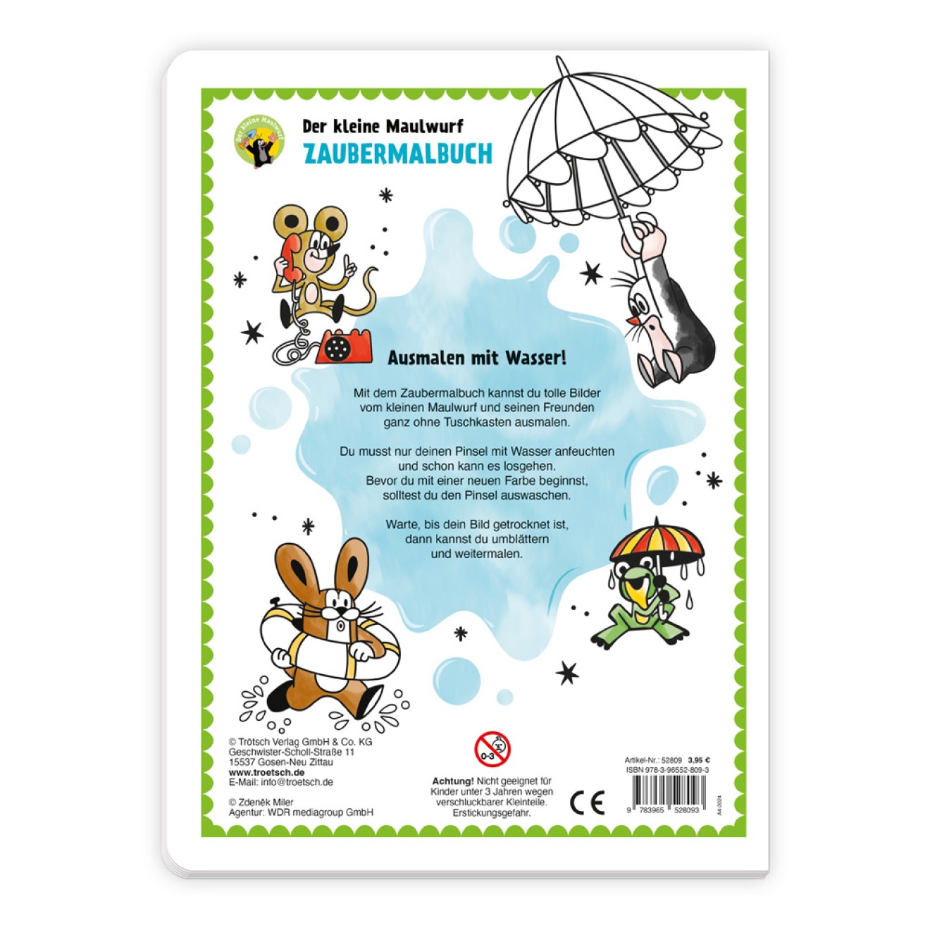 Zaubermalbuch kleiner Maulwurf