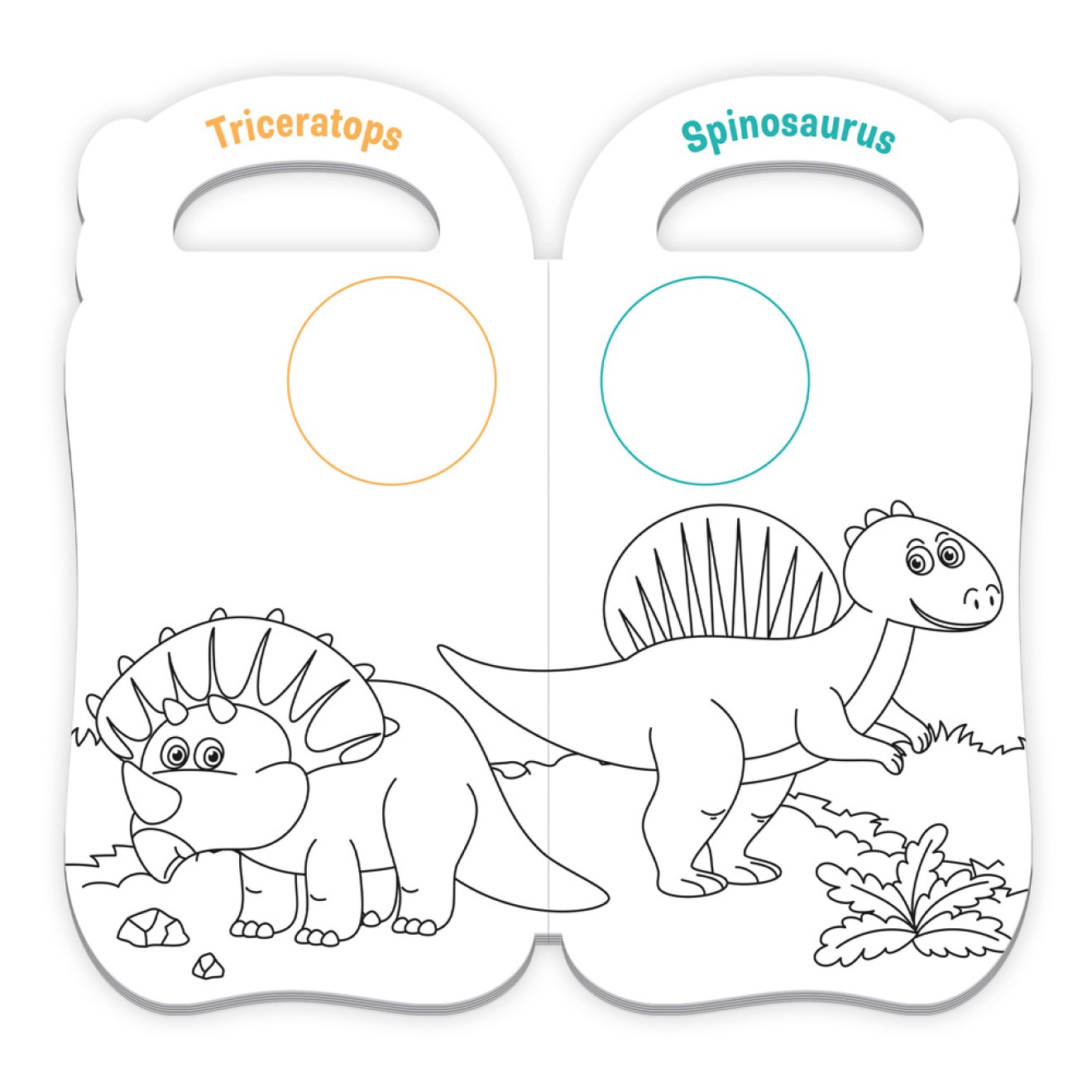 Malbuch Rubbelsticker "Dino"