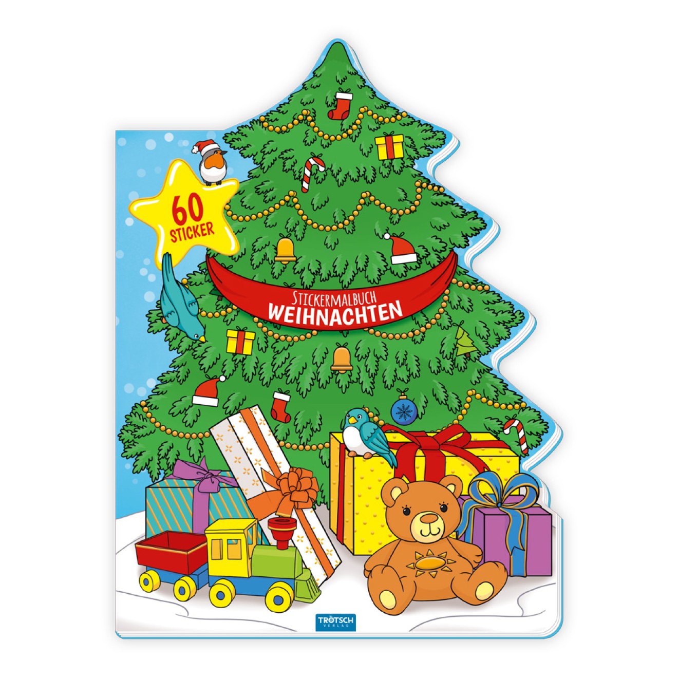 Stickermalbuch Weihnachten