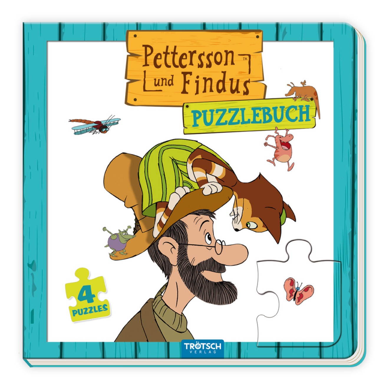 PETTERSSON & FINDUS Puzzlebuch quadratisch