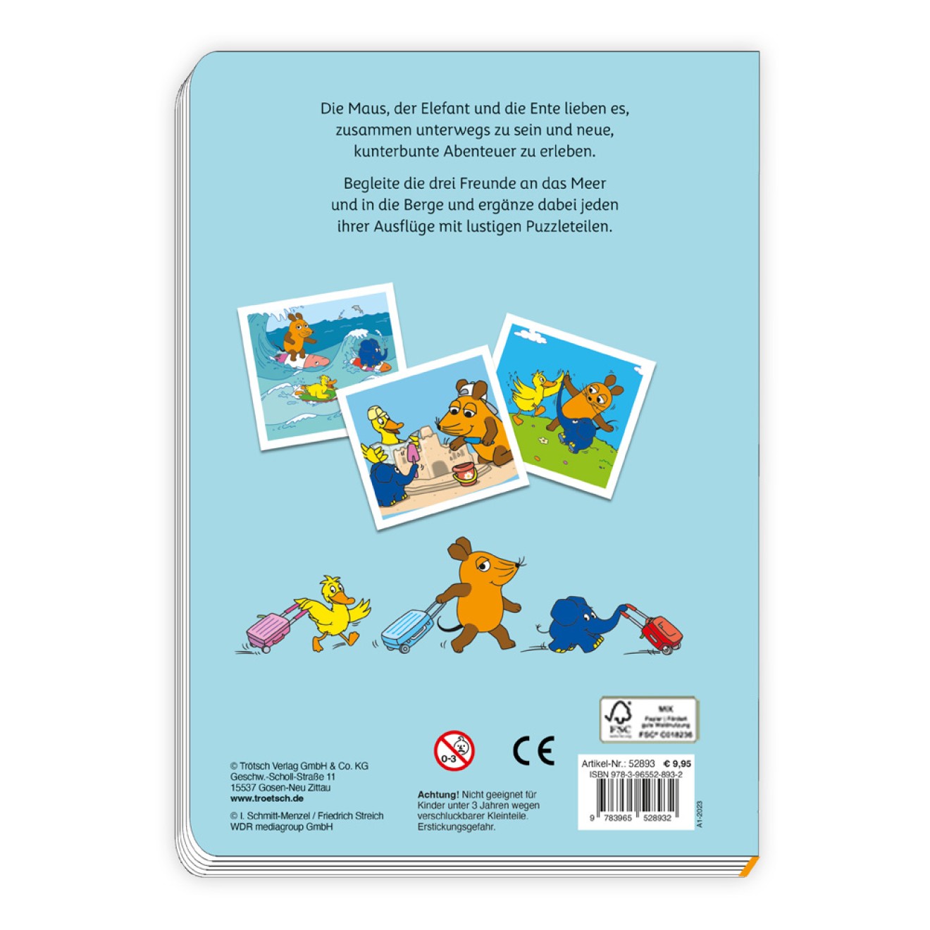 DIE MAUS Puzzle- und Spielbuch