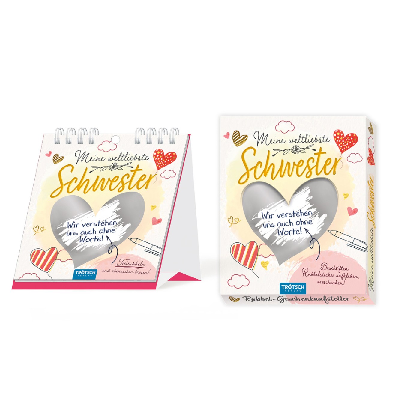 Überraschungsgrüße "Meine weltliebste Schwester"