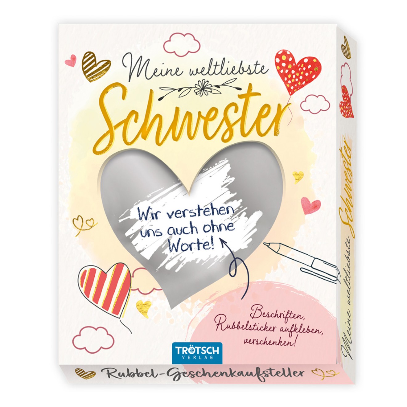 Überraschungsgrüße "Meine weltliebste Schwester"