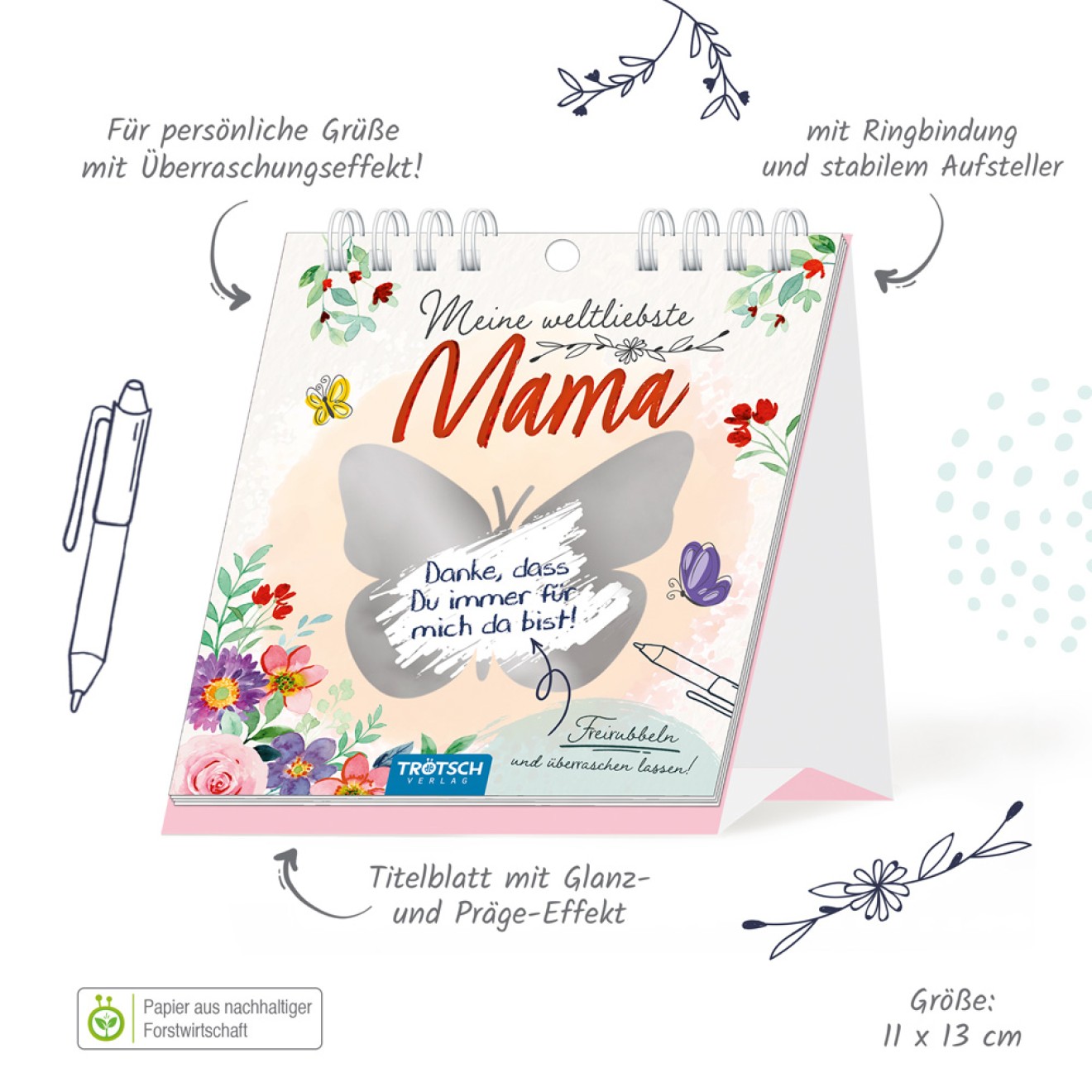 Überraschungsgrüße "Meine weltliebste Mama"