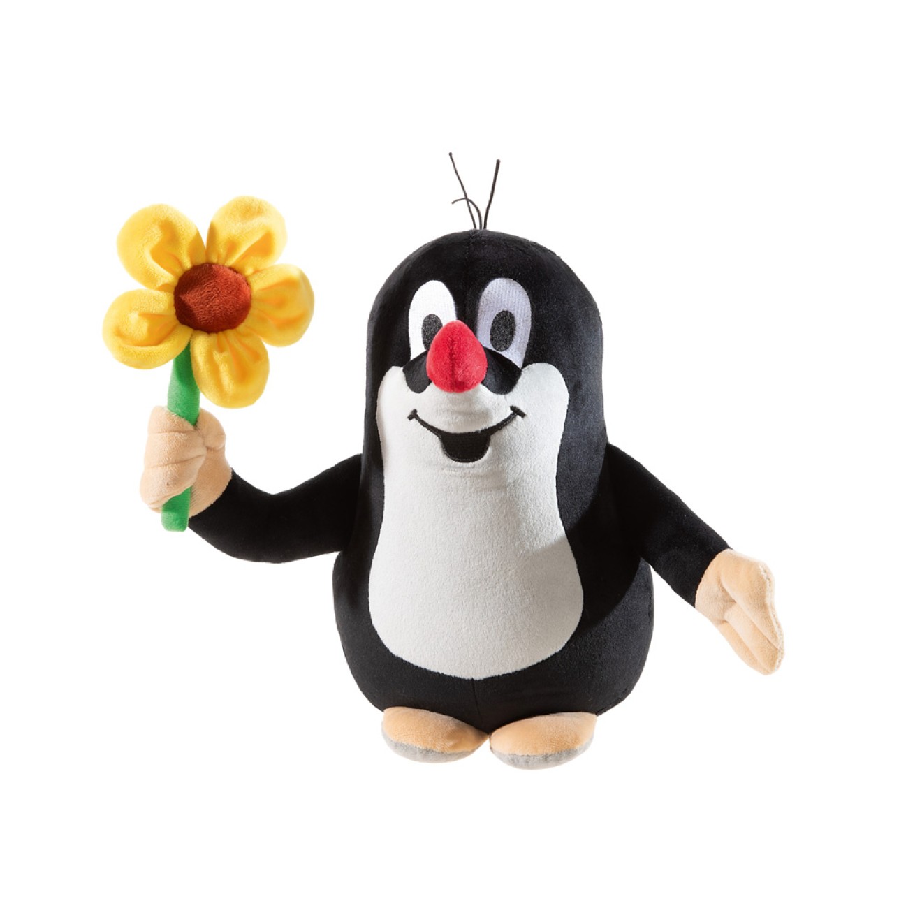 Der kleine Maulwurf mit Blume 16 cm