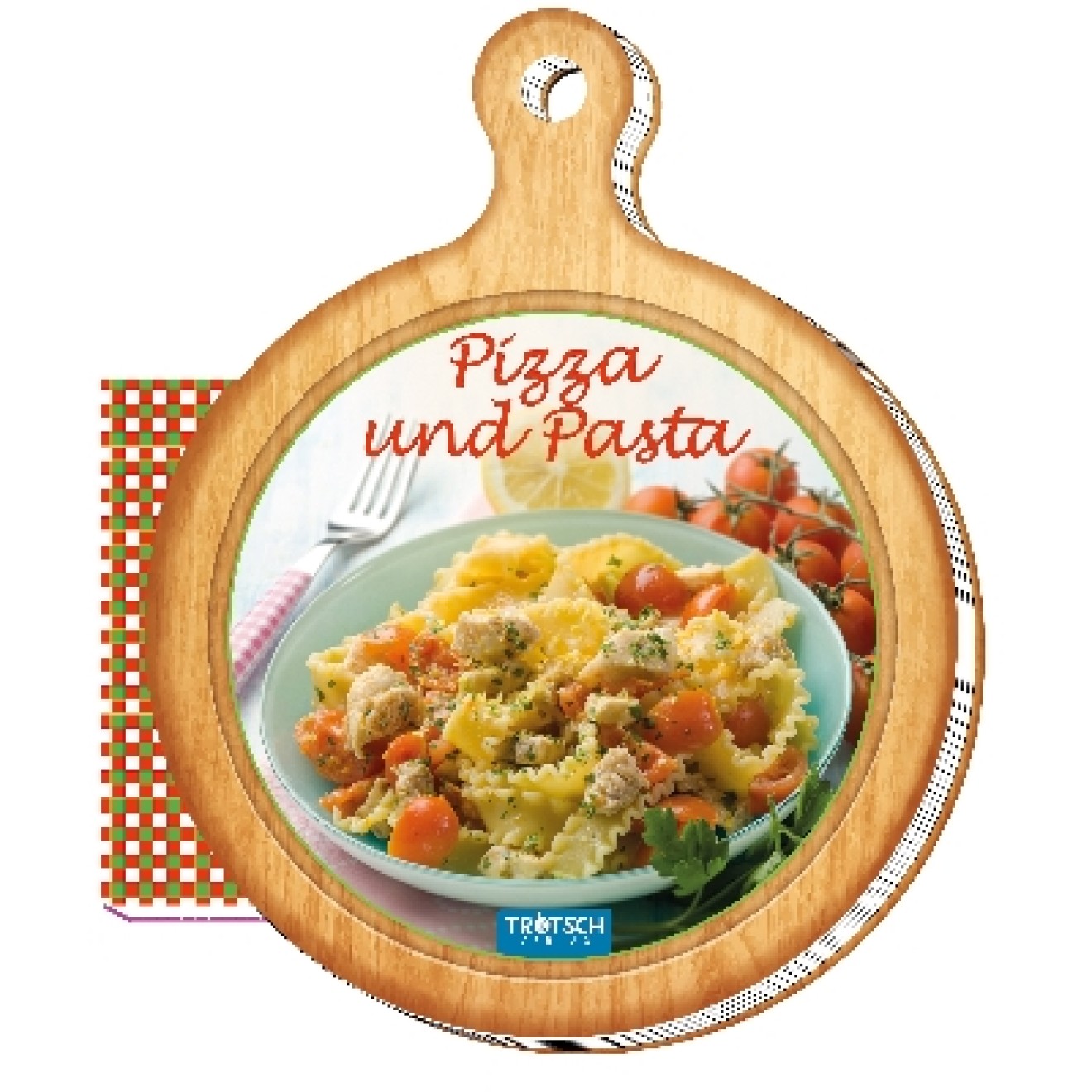Rezeptbuch Brettchen "Pizza Pasta"