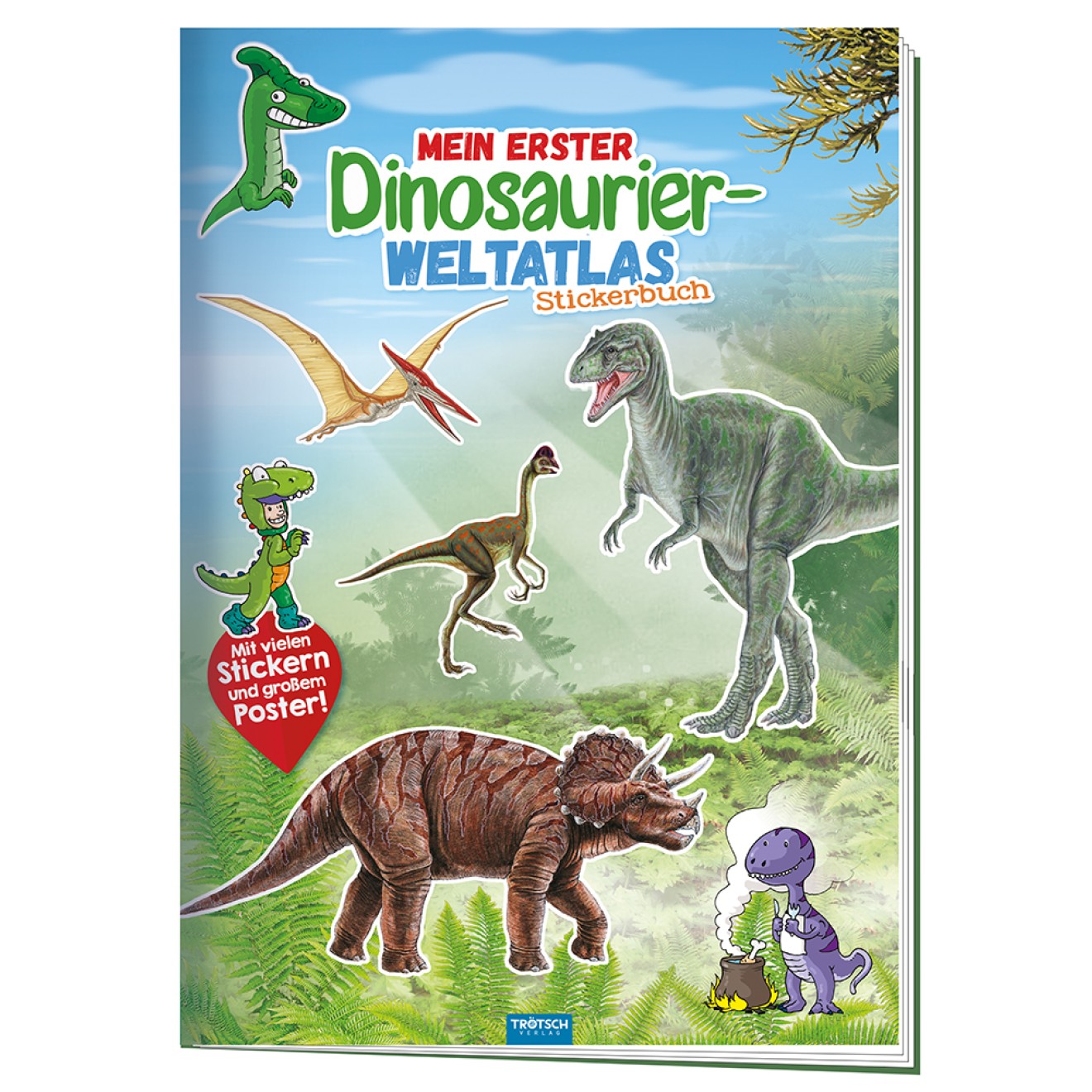 Stickerbuch "Mein Dinoatlas"