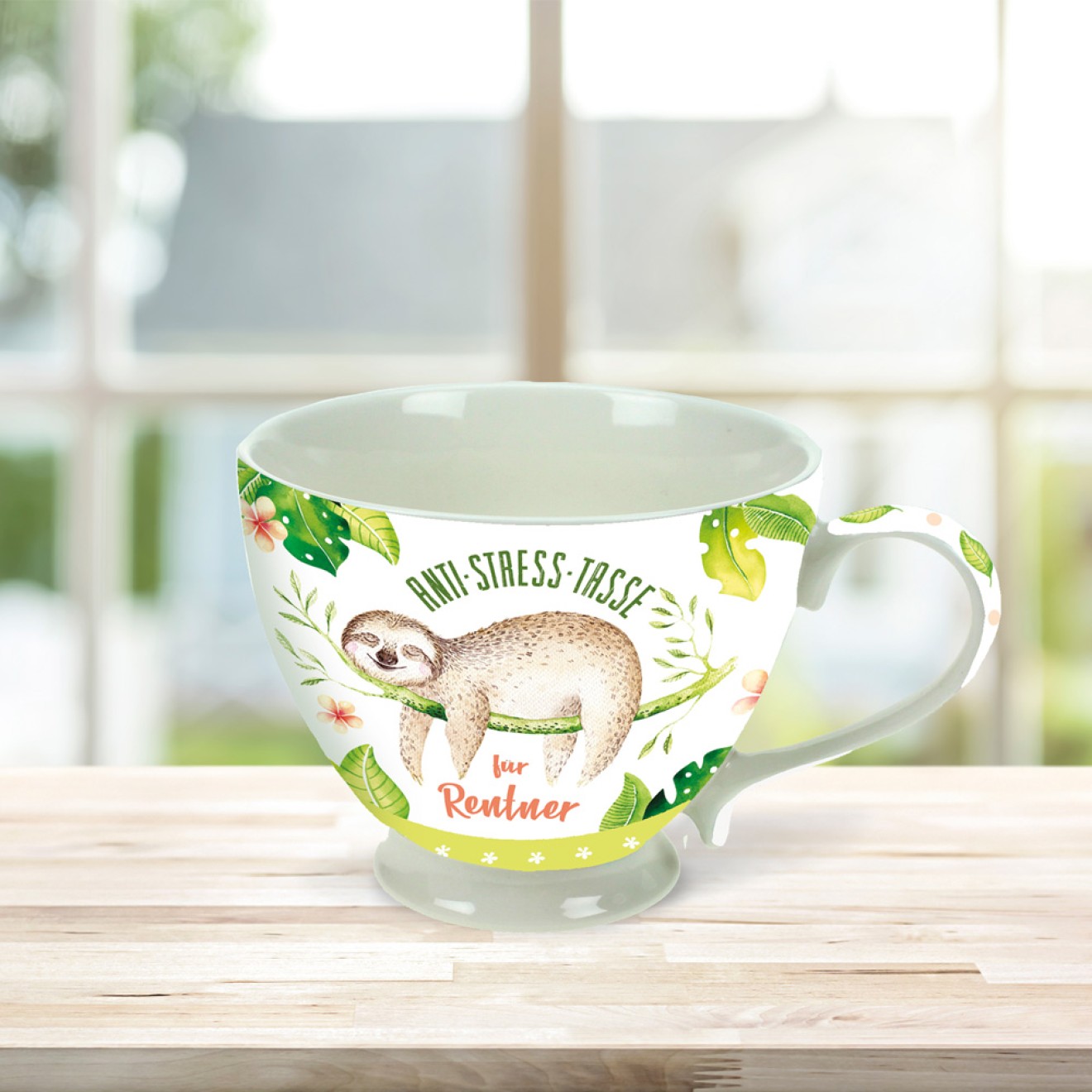 Anti-Stress-Tasse für Rentner