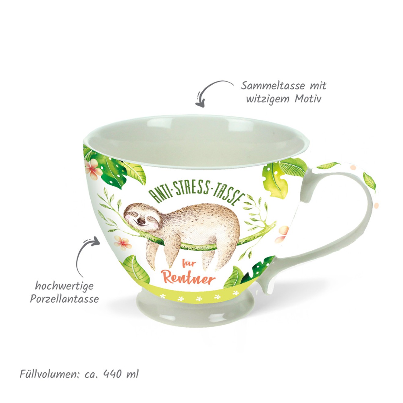 Anti-Stress-Tasse für Rentner