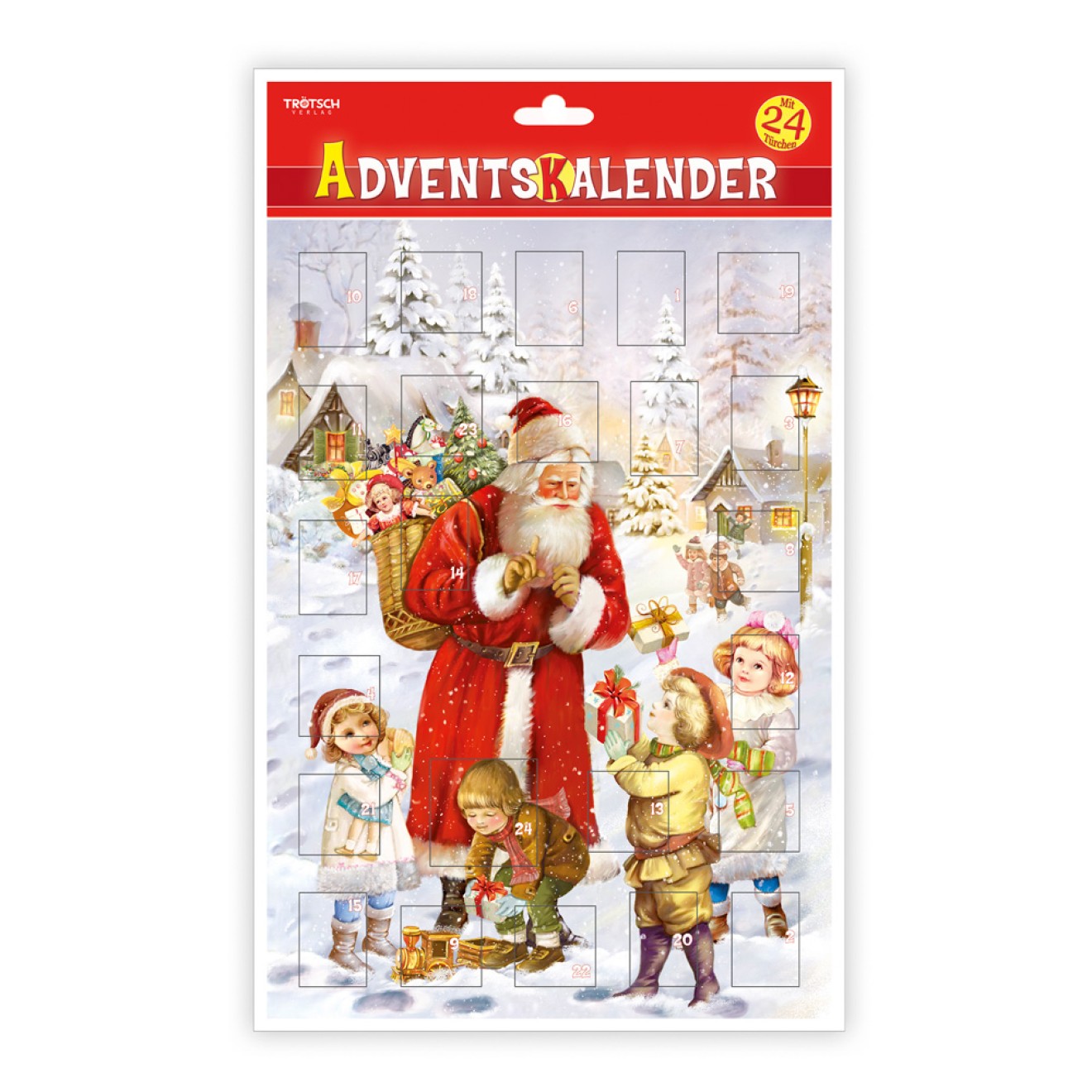 Adventskalender A 4 Bescherung