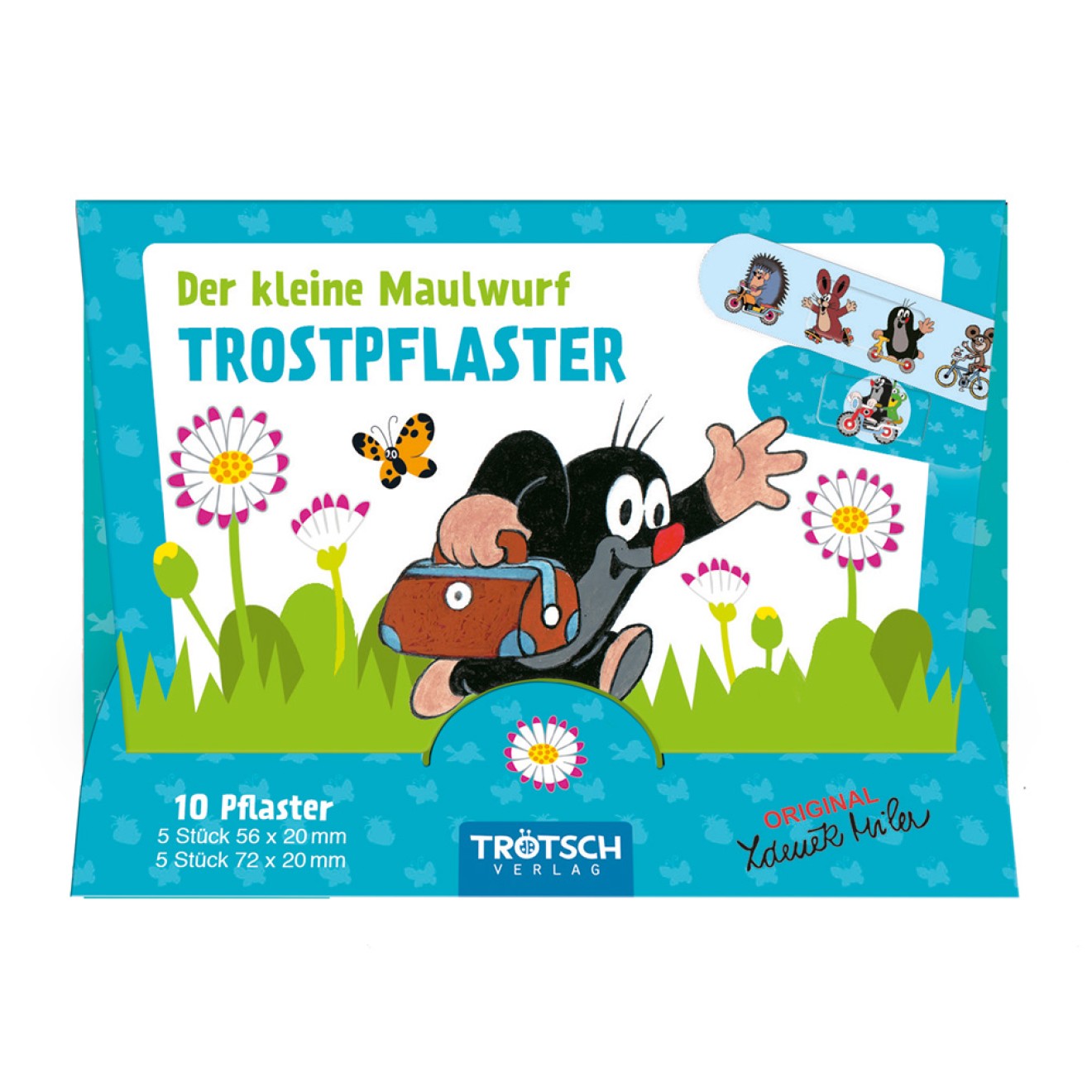 DER KLEINE MAULWURF Trostpflaster Maulwurf blau