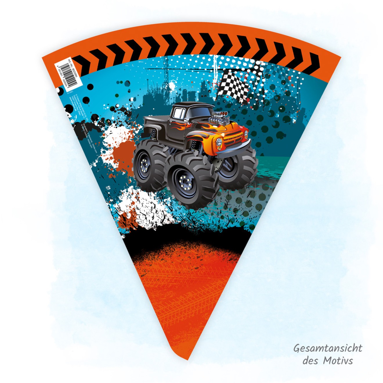 Schultüte Monstertruck 35 cm